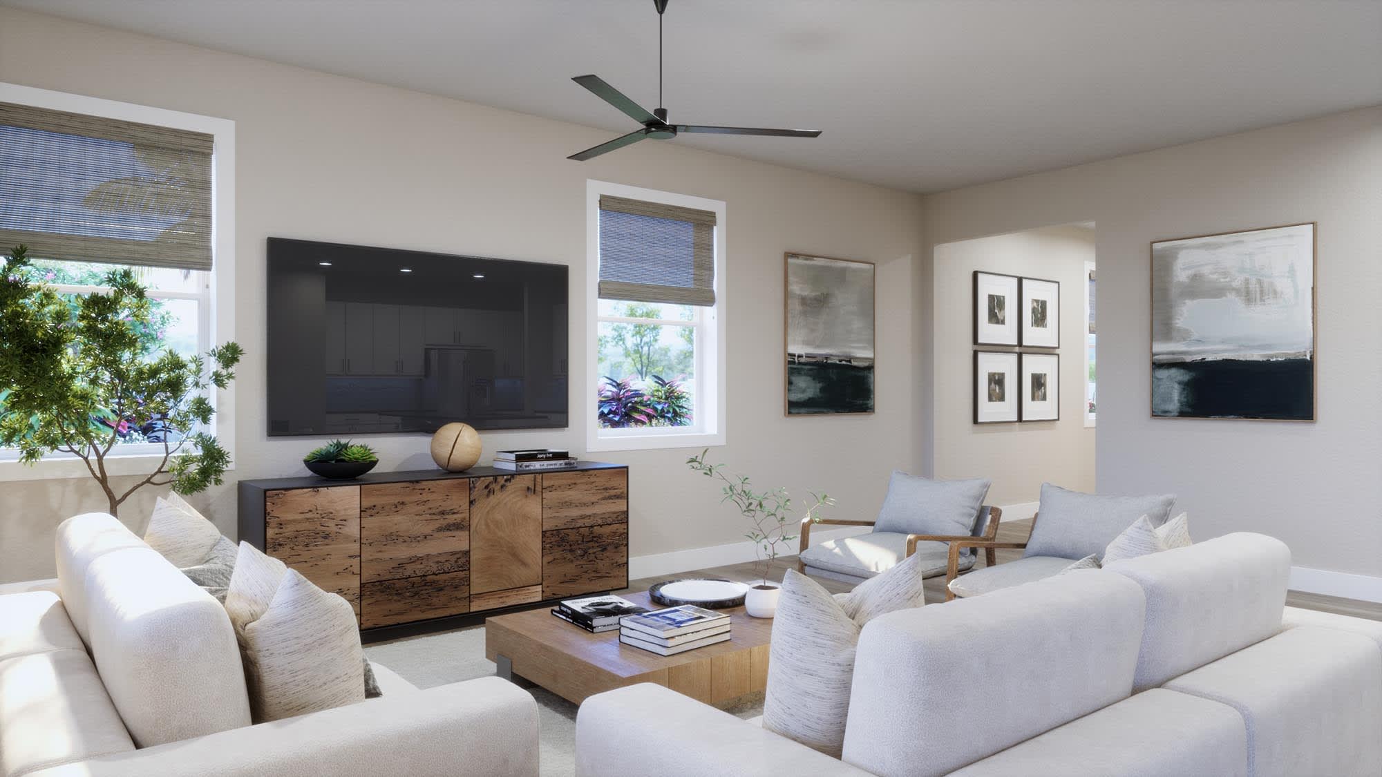 Great Room | Serenity | Trinity Gardens | New Homes in DeLand, FL by Landsea Homes