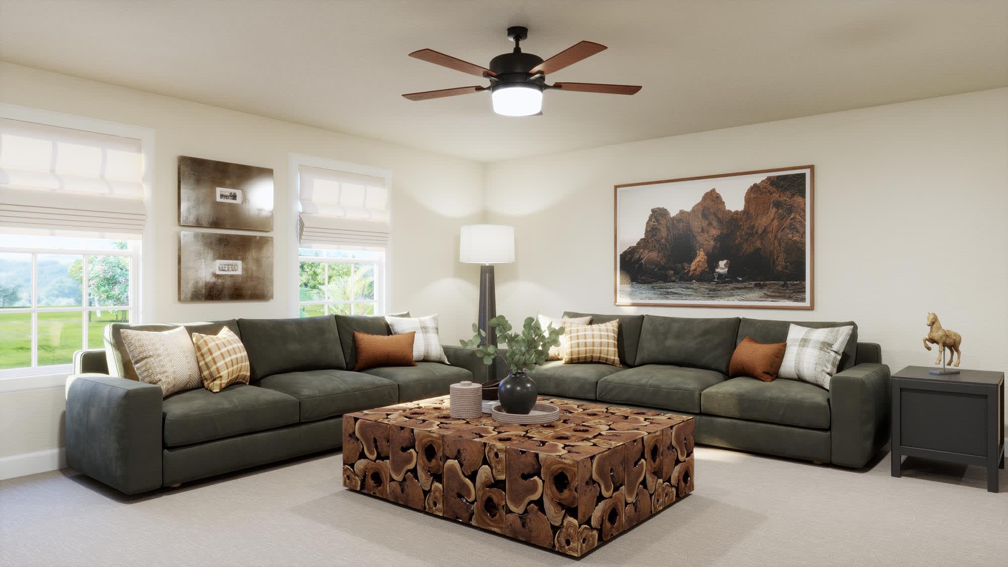 Family Room | Palmer | Trinity Gardens | New Homes in DeLand, FL by Landsea Homes