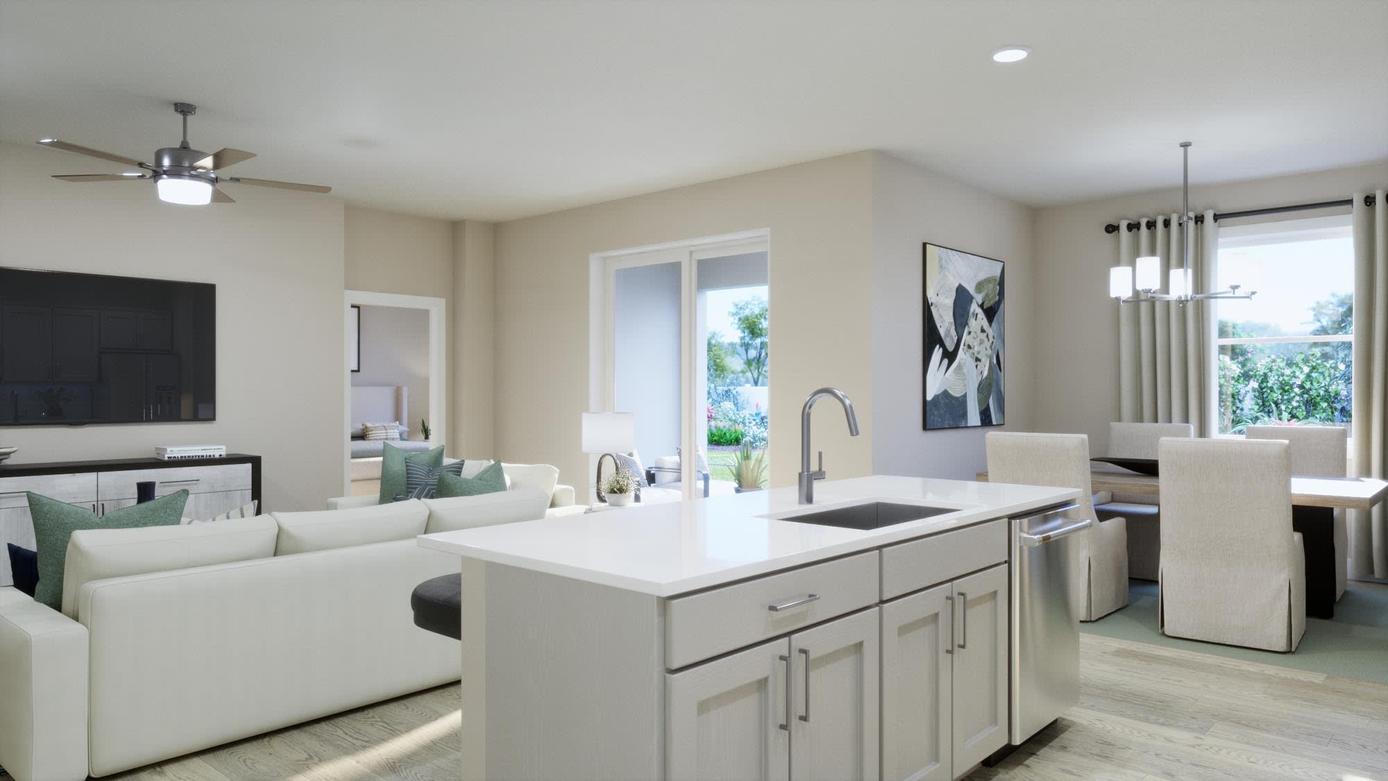 Kitchen | Sebring | Trinity Gardens | New Homes in DeLand, FL by Landsea Homes