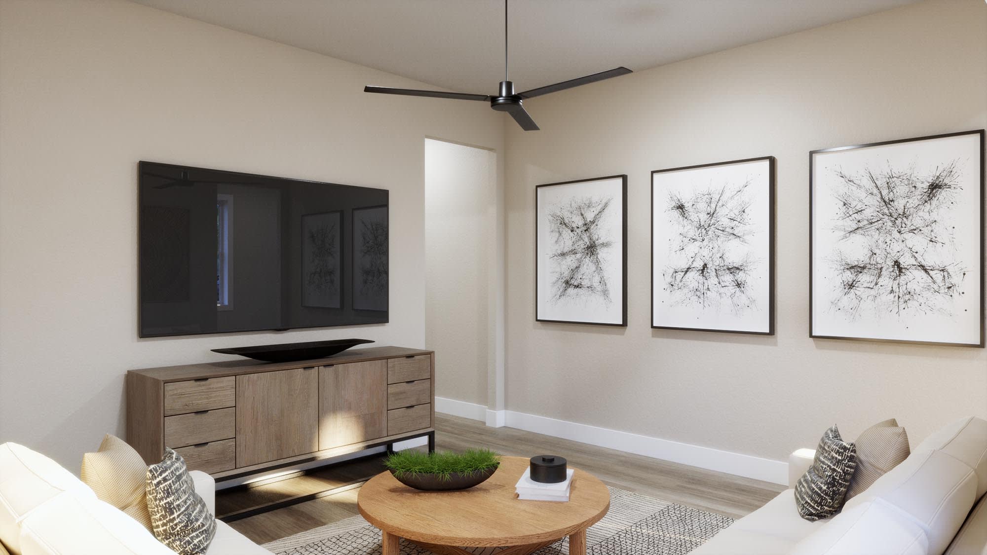 Media Room | Serenity | Trinity Gardens | New Homes in DeLand, FL by Landsea Homes