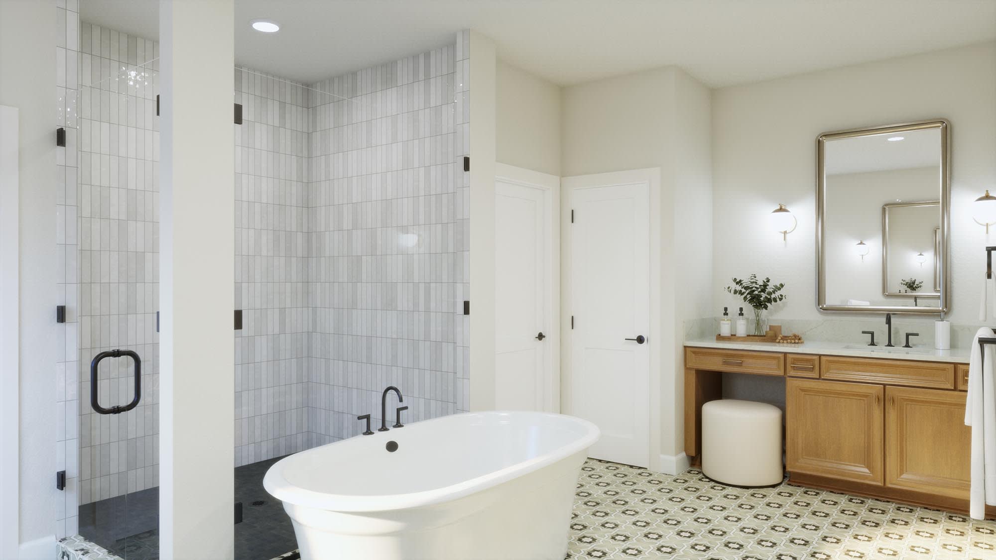 Primary Bath | Exbury | Trinity Gardens | New Homes in DeLand, FL by Landsea Homes