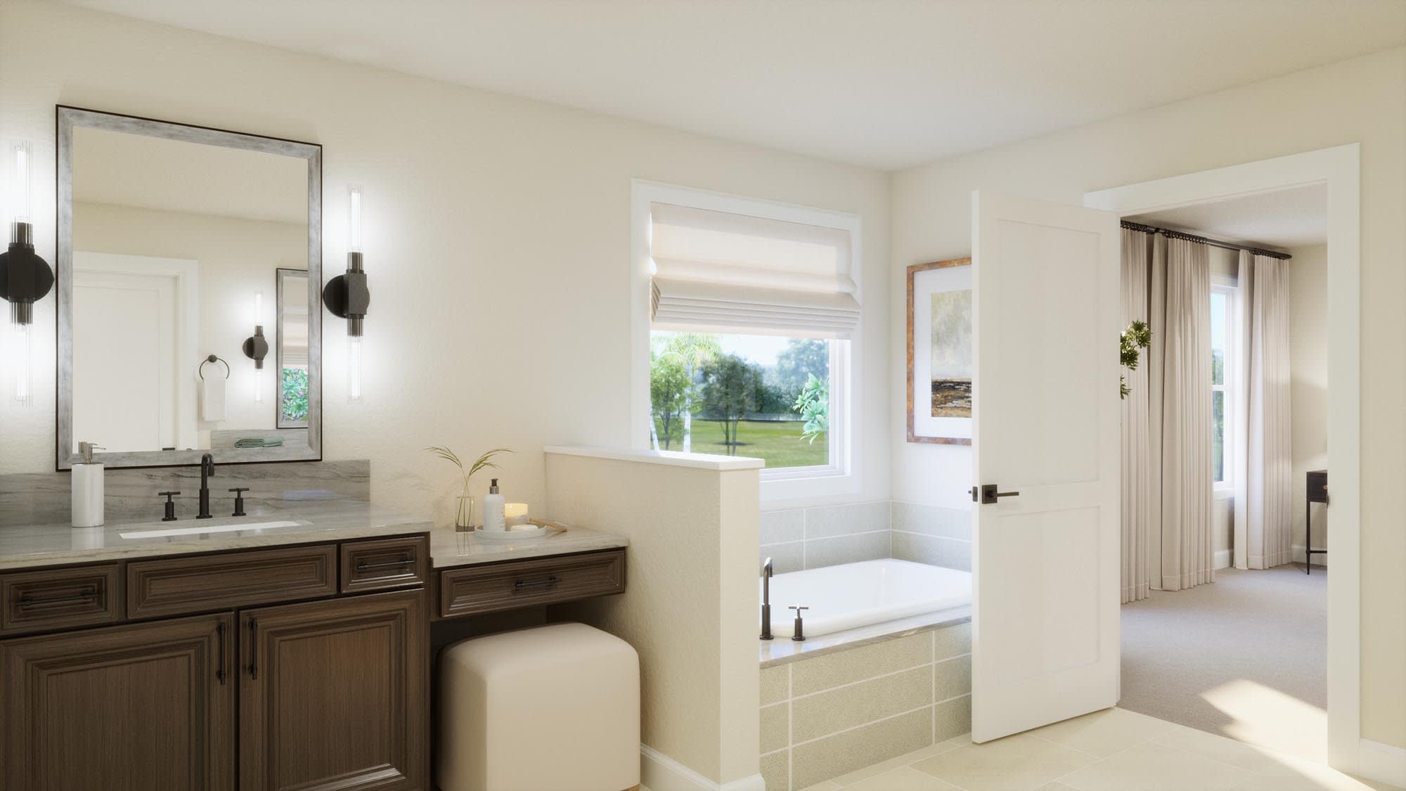 Primary Bath | Palmer | Trinity Gardens | New Homes in DeLand, FL by Landsea Homes