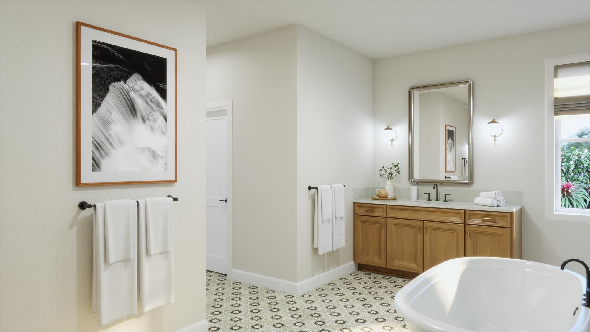 Primary Bath | Exbury | Trinity Gardens | New Homes in DeLand, FL by Landsea Homes