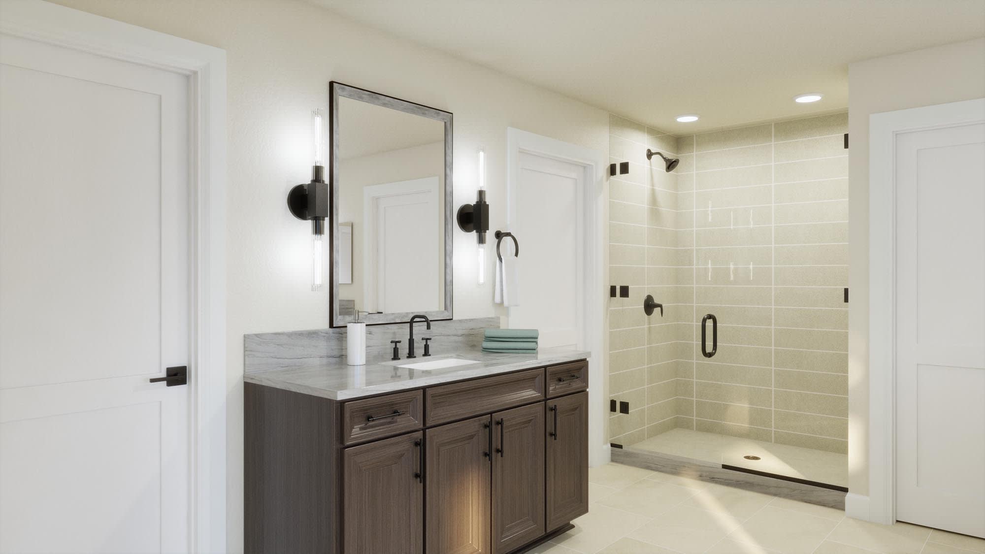 Primary Bath | Palmer | Trinity Gardens | New Homes in DeLand, FL by Landsea Homes