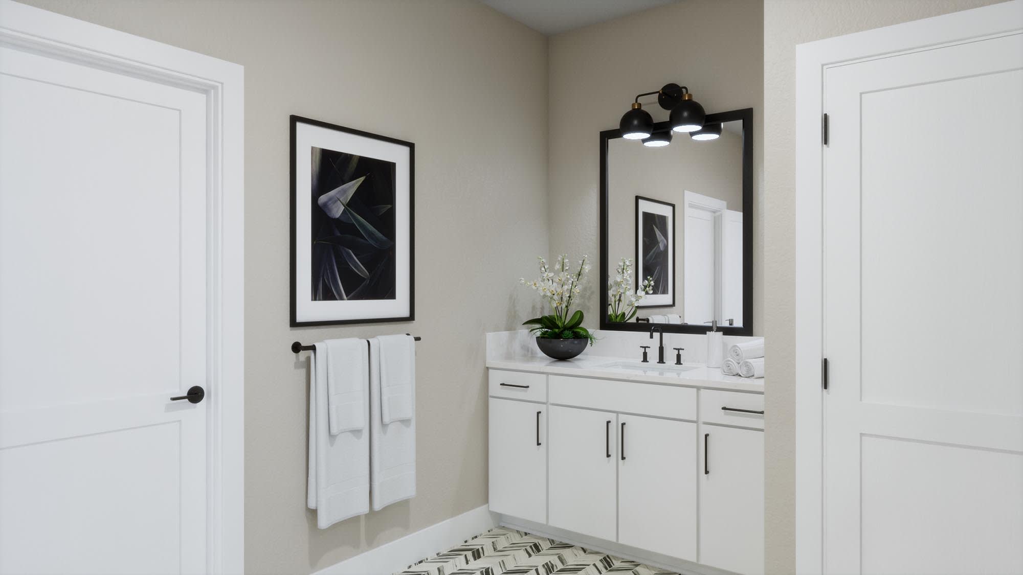 Primary Bath | Serenity | Trinity Gardens | New Homes in DeLand, FL by Landsea Homes