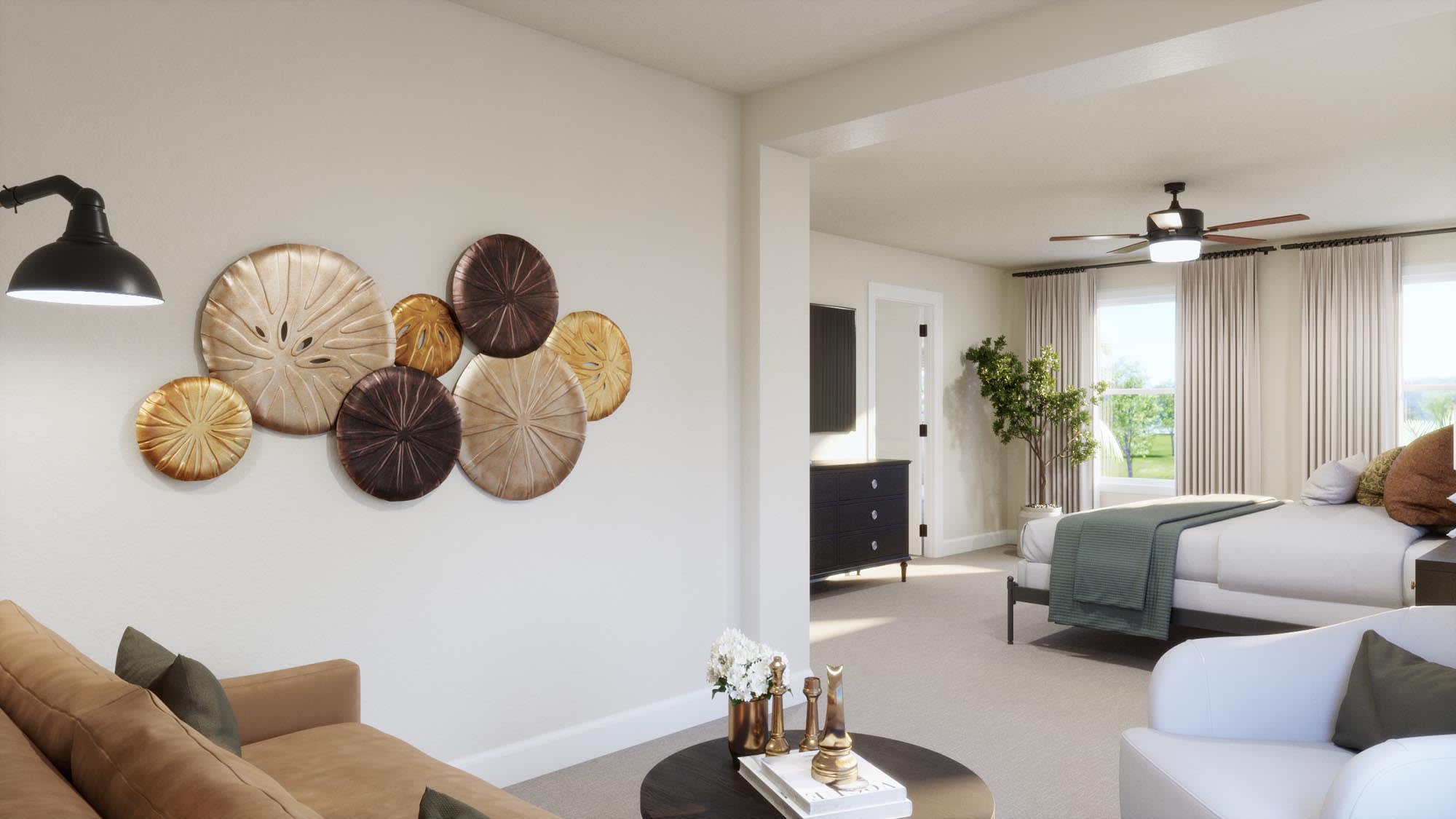 Primary Bedroom Sitting Room | Palmer | Trinity Gardens | New Homes in DeLand, FL by Landsea Homes