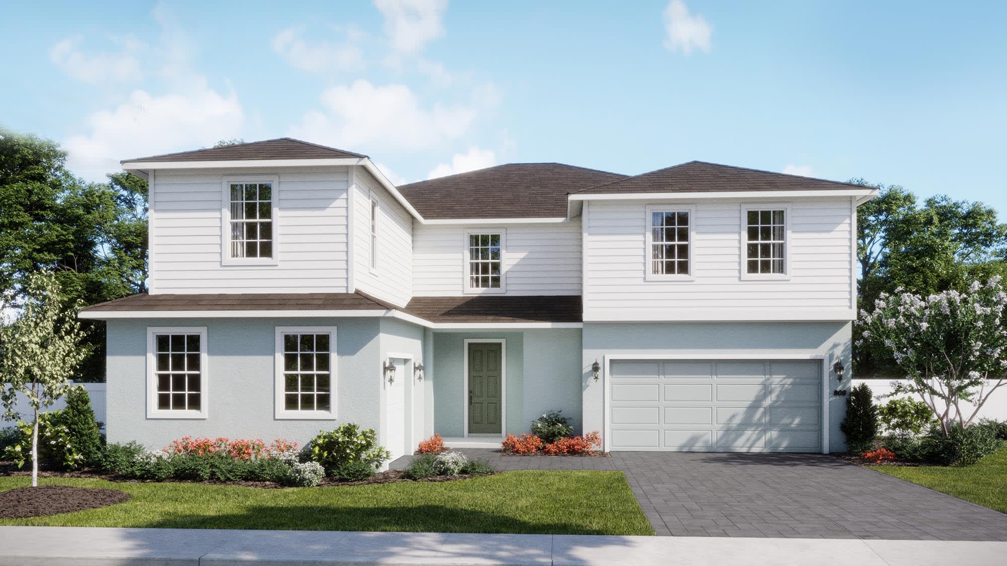 Traditional Elevation | Palmer | Trinity Gardens | New Homes in DeLand, FL by Landsea Homes