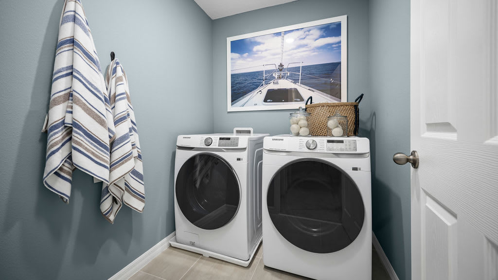 Laundry Room | Cape | Hodges Reserve | New Homes In Howey-in-the-Hills, FL by Landsea Homes