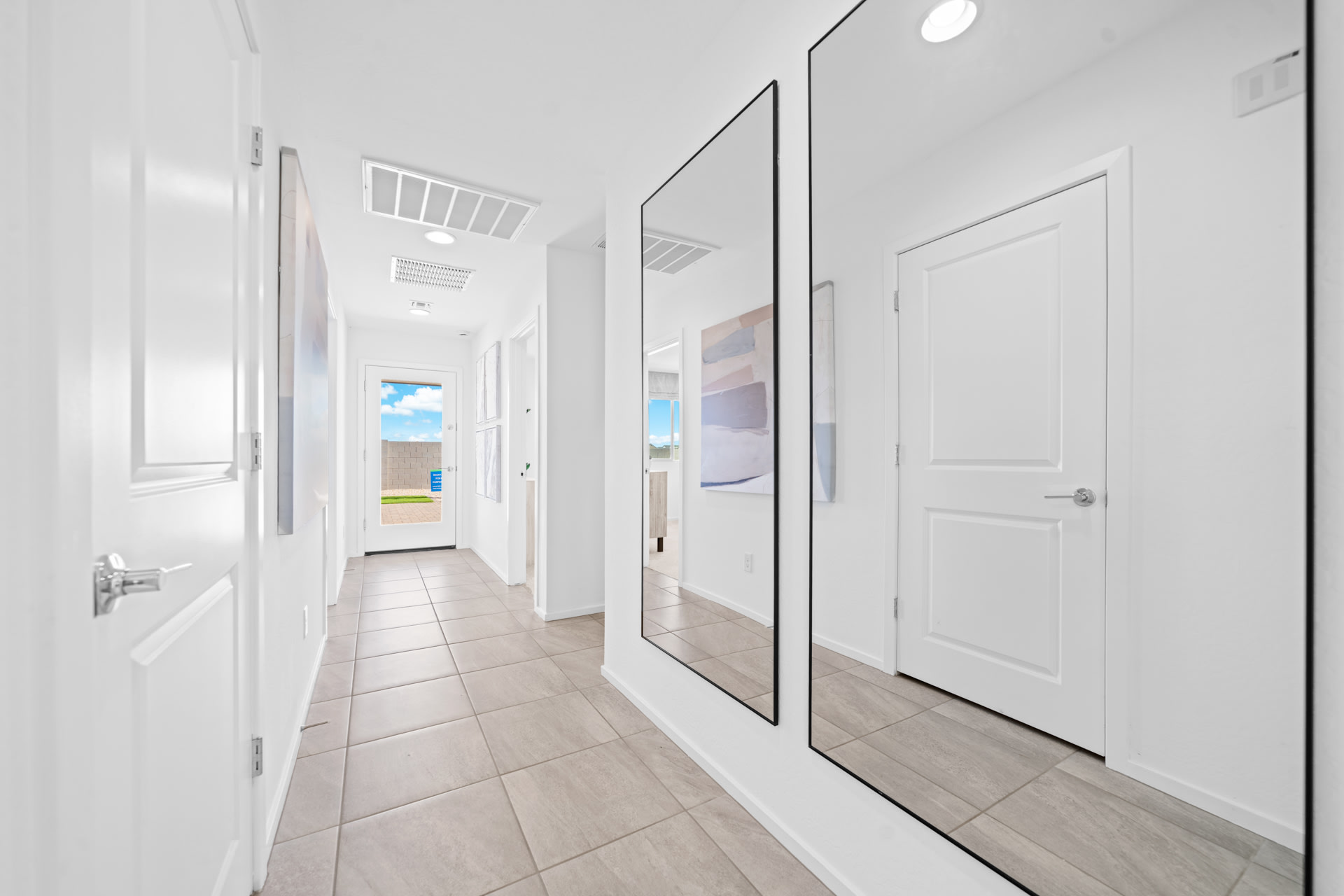 Tiled Hallway to Back Patio & Yard | Pinnacle | Wildera – Crest Series | New Homes in San Tan Valley, AZ by Landsea Homes
