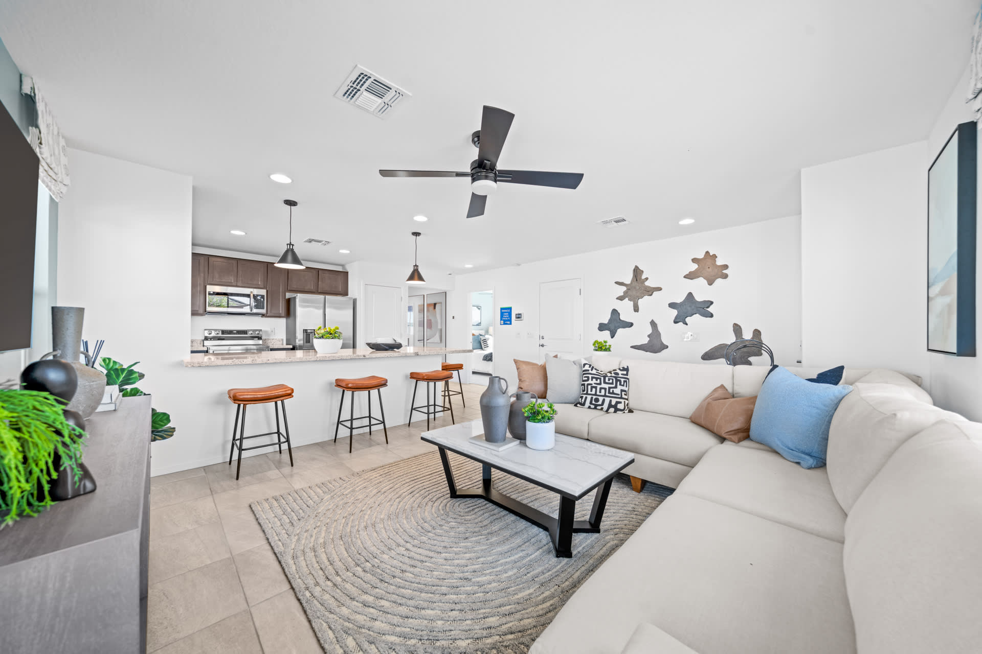 Great Room | Pinnacle | Wildera – Crest Series | New Homes in San Tan Valley, AZ by Landsea Homes