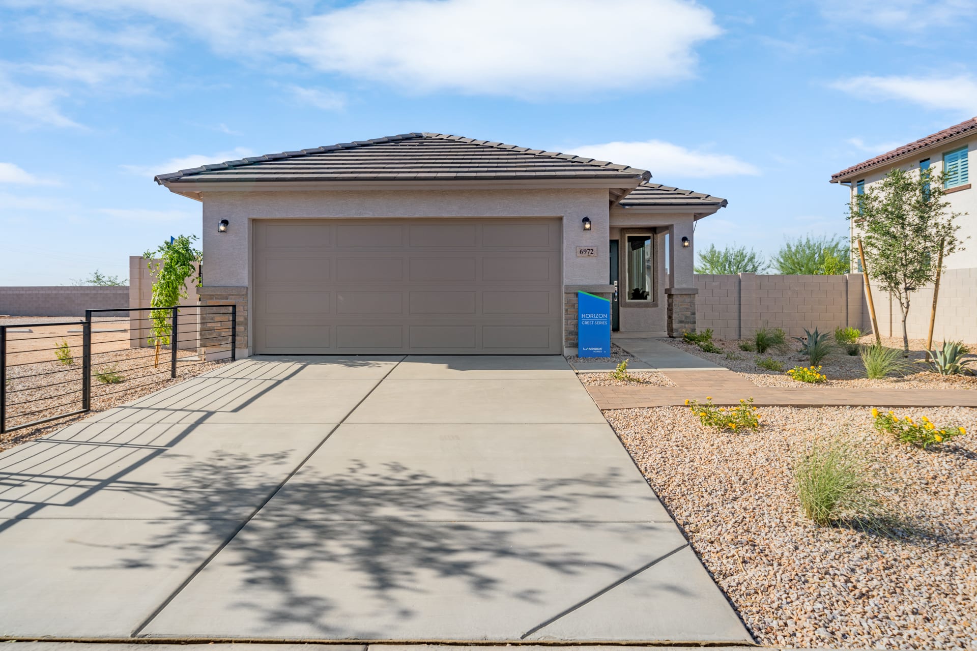 Ranch Elevation | Horizon - Coach Lights Shown are Optional | Wildera – Crest Series | New Homes in San Tan Valley, AZ by Landsea Homes