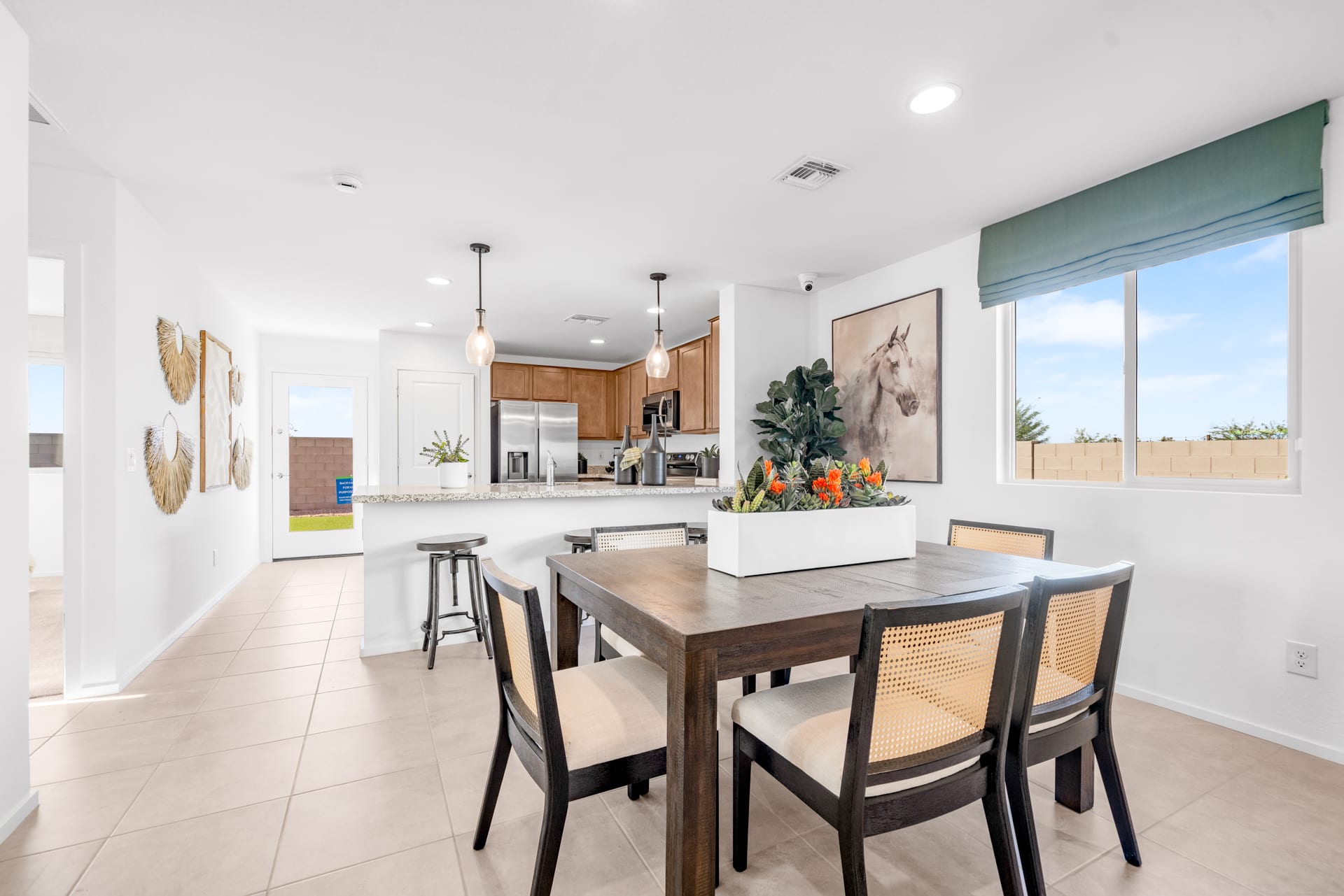 Open Dining Area and Kitchen | Horizon | Wildera – Crest Series | New Homes in San Tan Valley, AZ by Landsea Homes