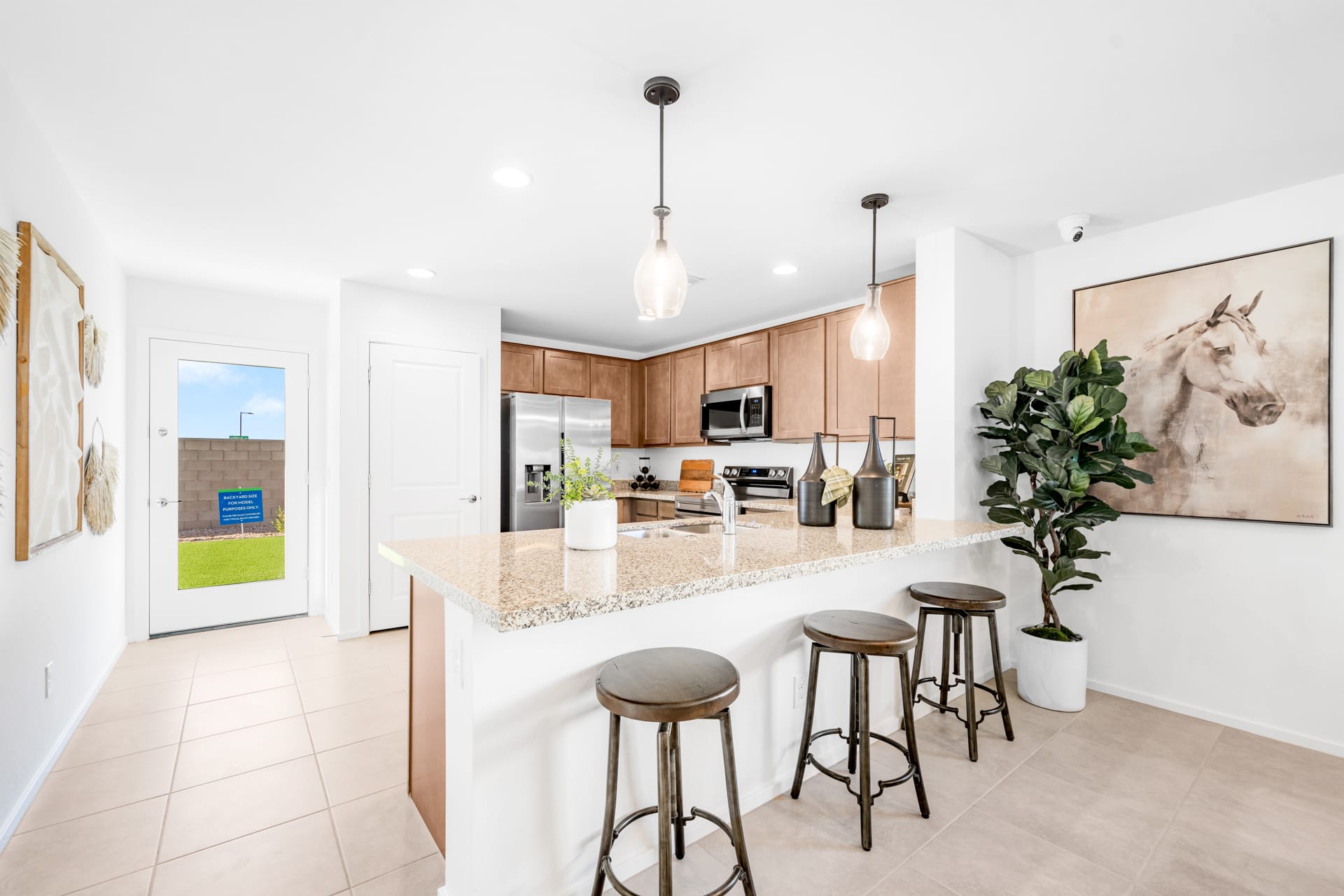 Open Kitchen and Breakfast Bar | Horizon | Wildera – Crest Series | New Homes in San Tan Valley, AZ by Landsea Homes
