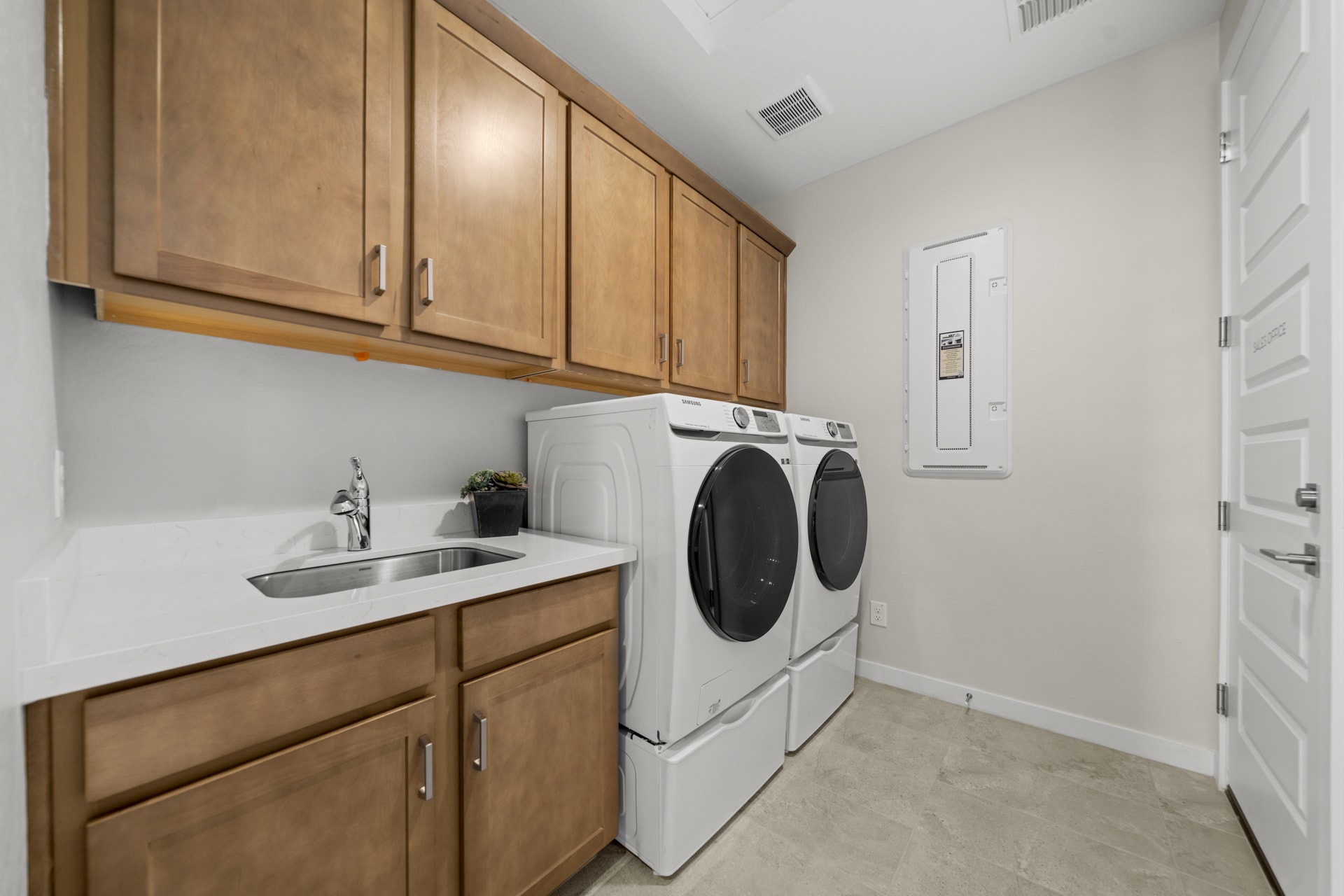 Laundry Room | Radiance Floorplan | Elara at Moonlight | New Homes in Maricopa, AZ by Landsea Homes