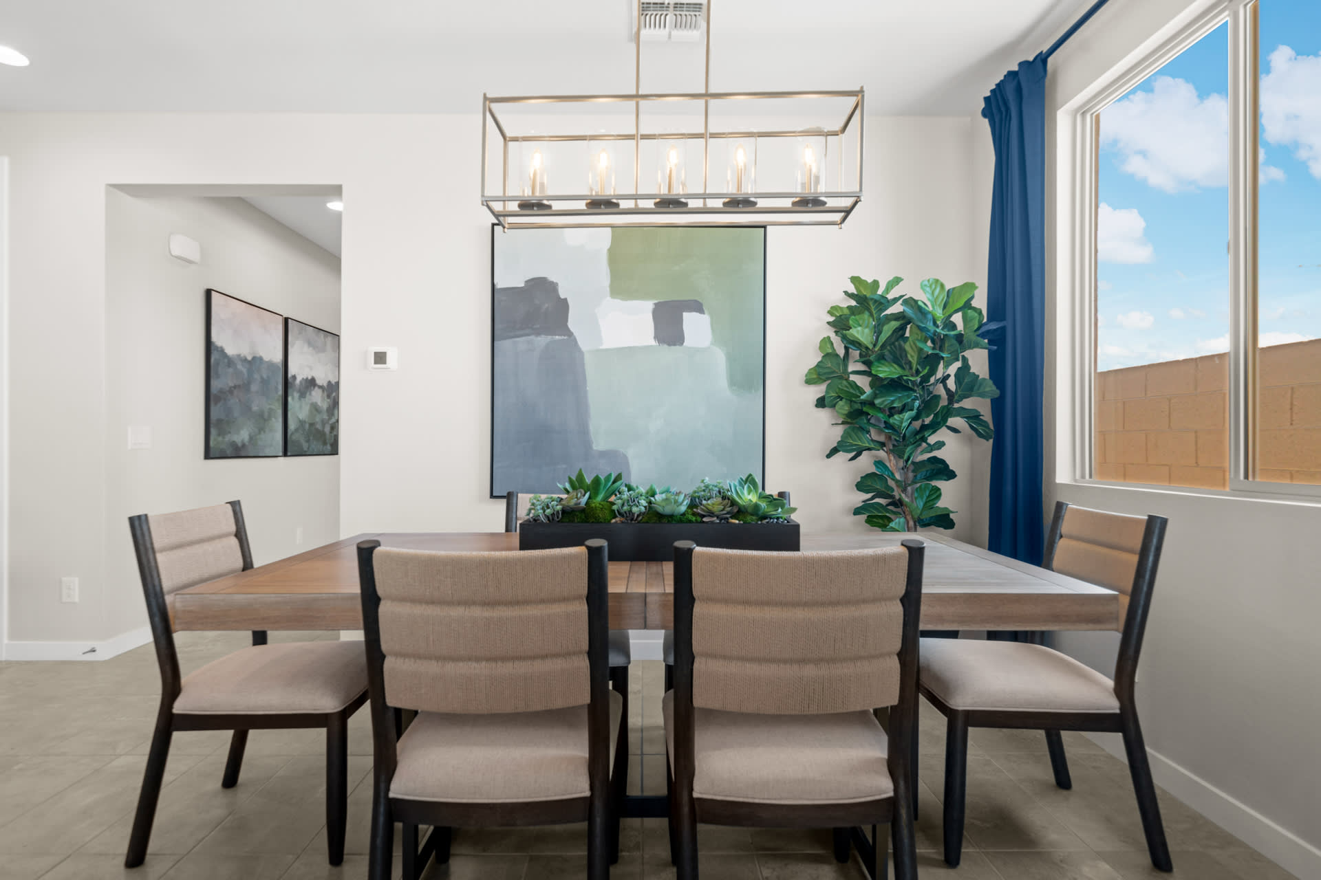Dining Room | Radiance Floorplan | Elara at Moonlight | New Homes in Maricopa, AZ by Landsea Homes