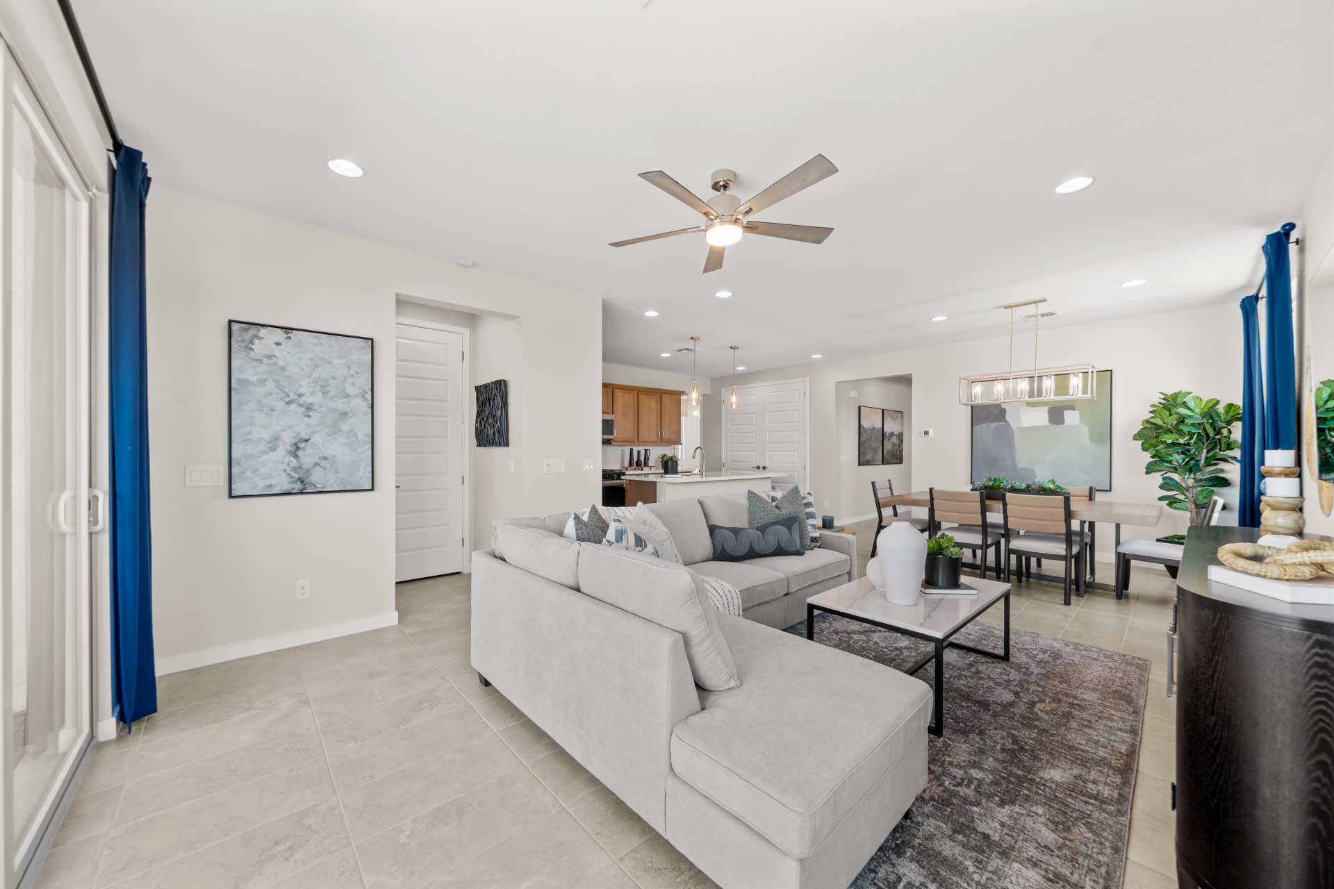 Great Room | Radiance Floorplan | Elara at Moonlight | New Homes in Maricopa, AZ by Landsea Homes