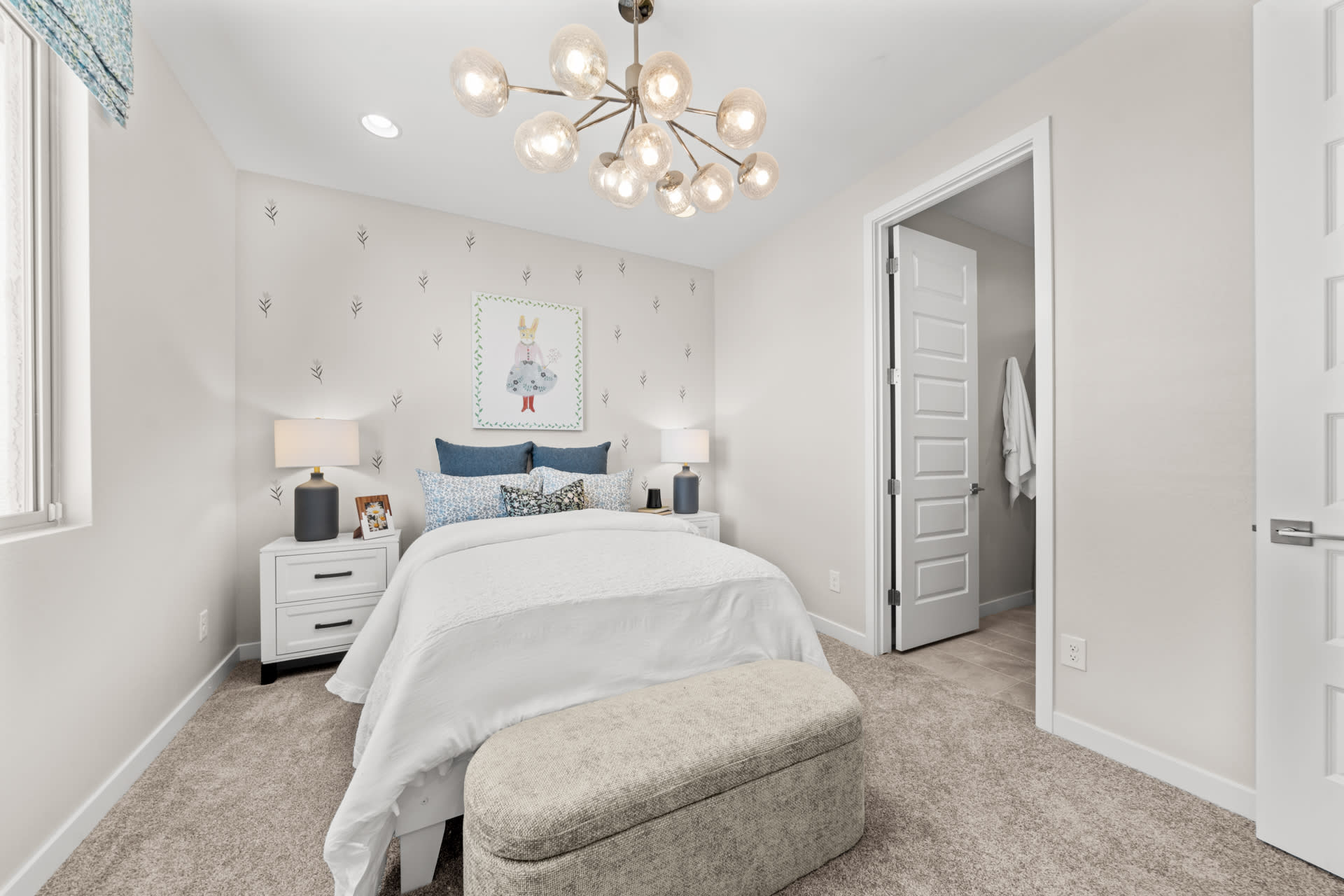 Bedroom 2 with En Suite Bath 3 | Radiance Floorplan | Elara at Moonlight | New Homes in Maricopa, AZ by Landsea Homes