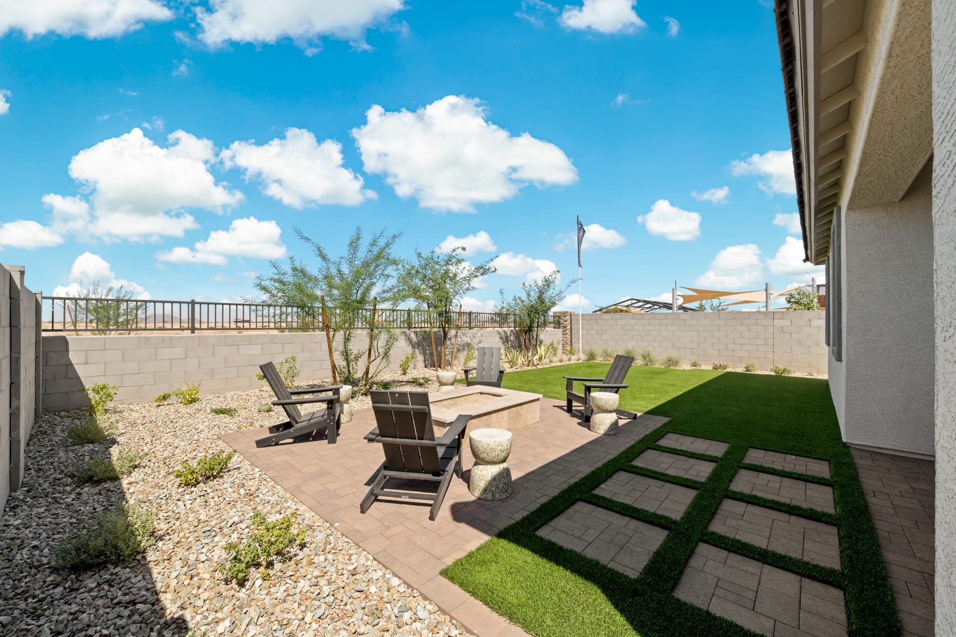 Backyard | Radiance Floorplan | Elara at Moonlight | New Homes in Maricopa, AZ by Landsea Homes