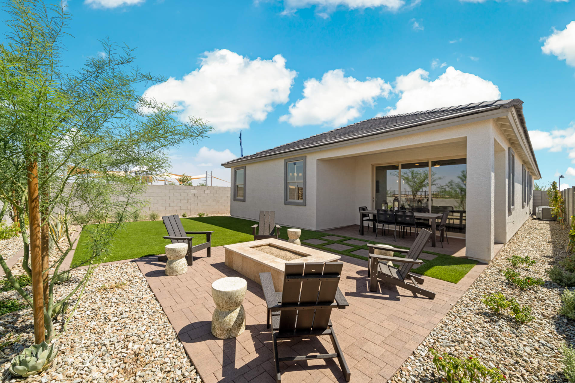 Backyard | Radiance Floorplan | Elara at Moonlight | New Homes in Maricopa, AZ by Landsea Homes