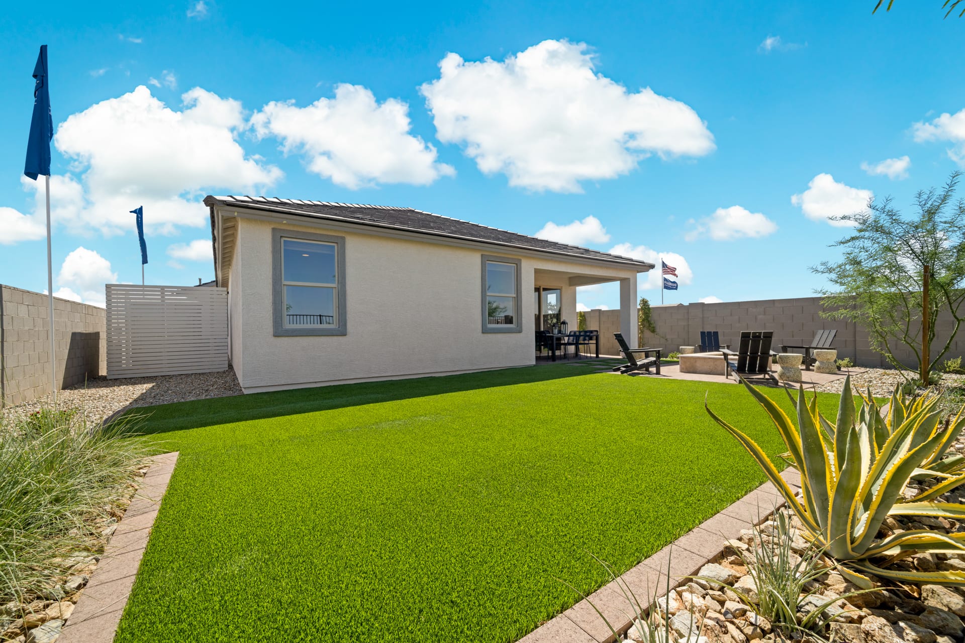 Backyard | Radiance Floorplan | Elara at Moonlight | New Homes in Maricopa, AZ by Landsea Homes