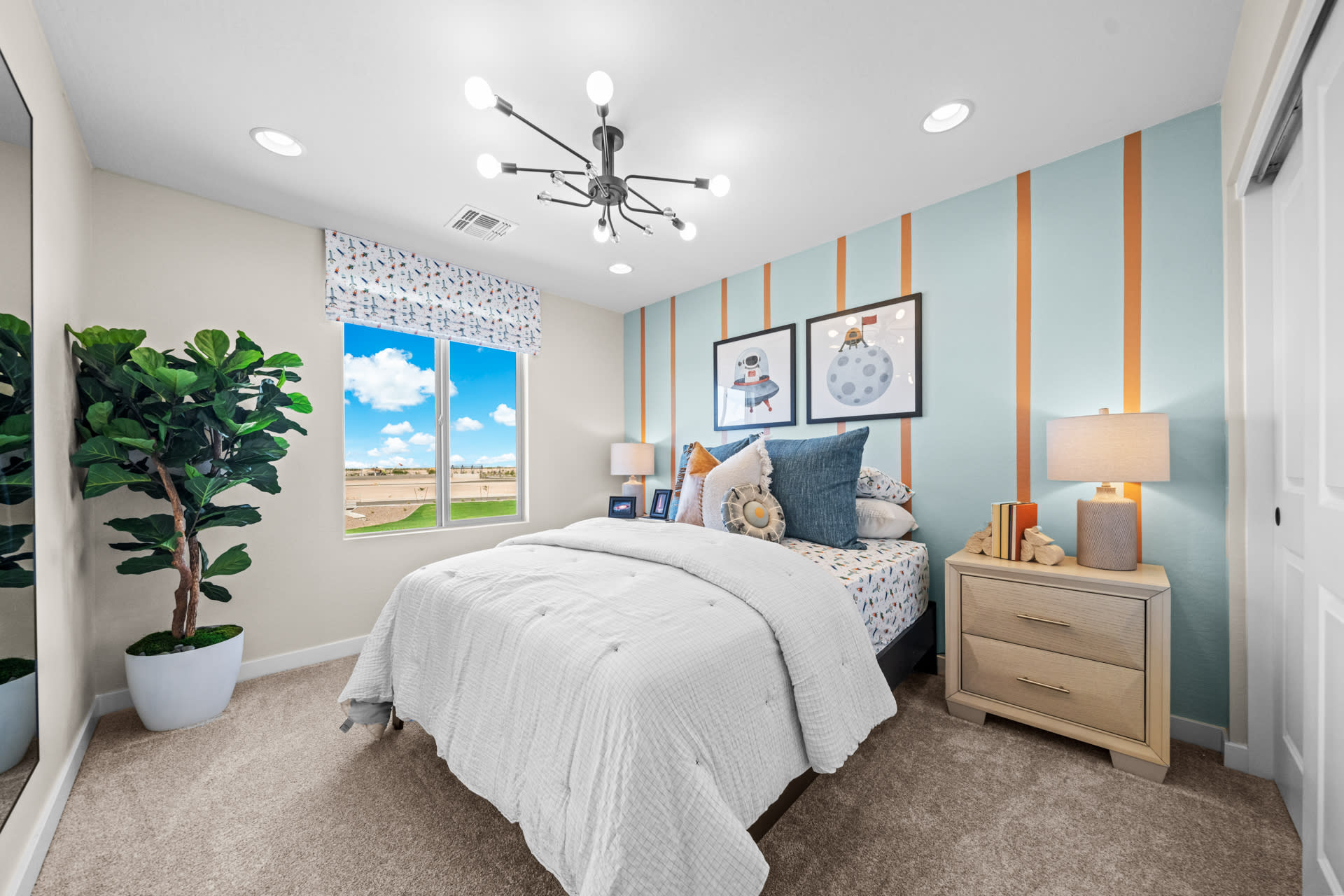 Bedroom 3 | Skyline Floorplan | Elara at Moonlight | New Homes in Maricopa, AZ by Landsea Homes