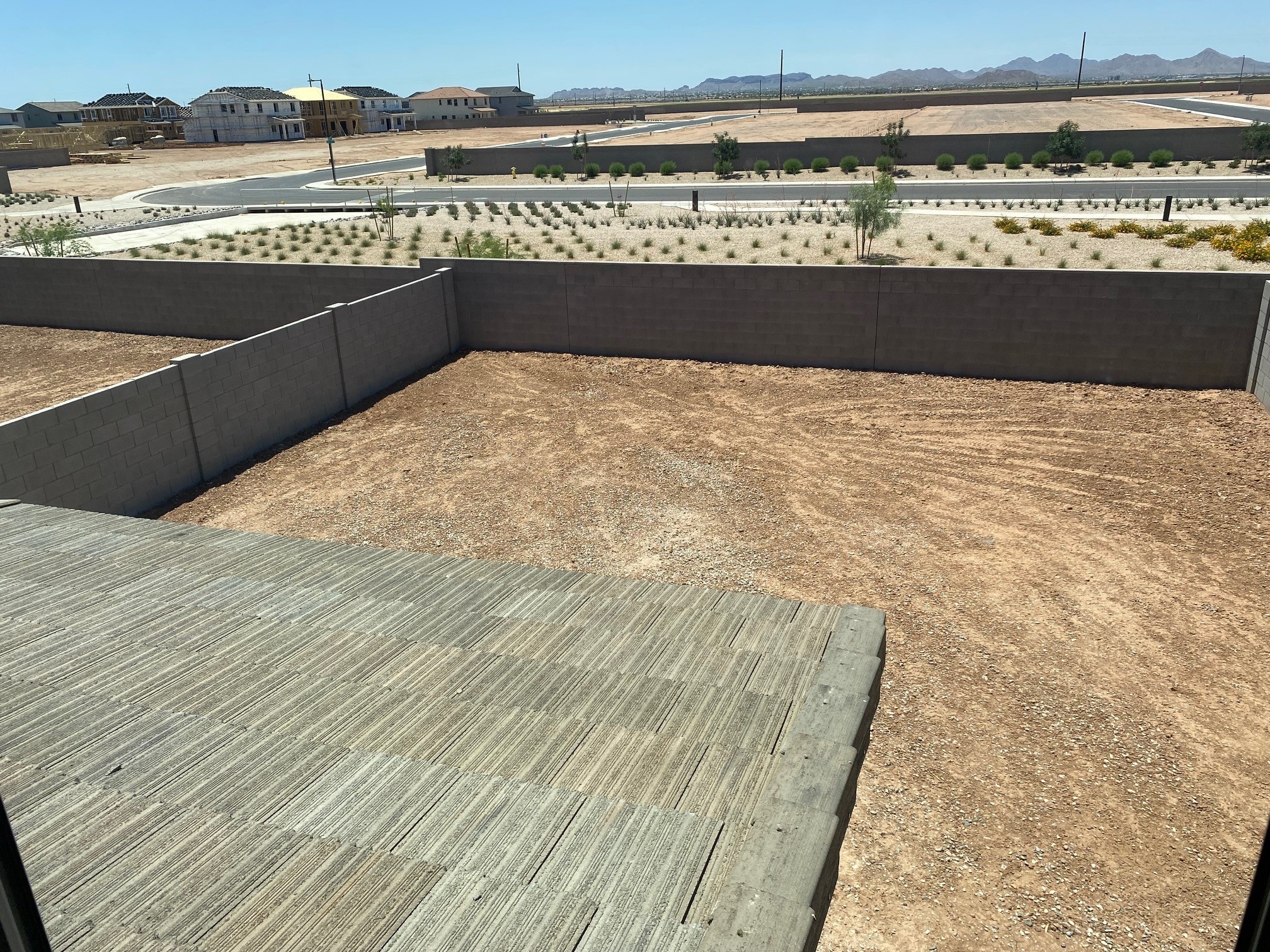 Lot 12 | Backyard View | Aspen | Wildera – Canyon Series | New Homes in San Tan Valley, AZ | Landsea Homes
