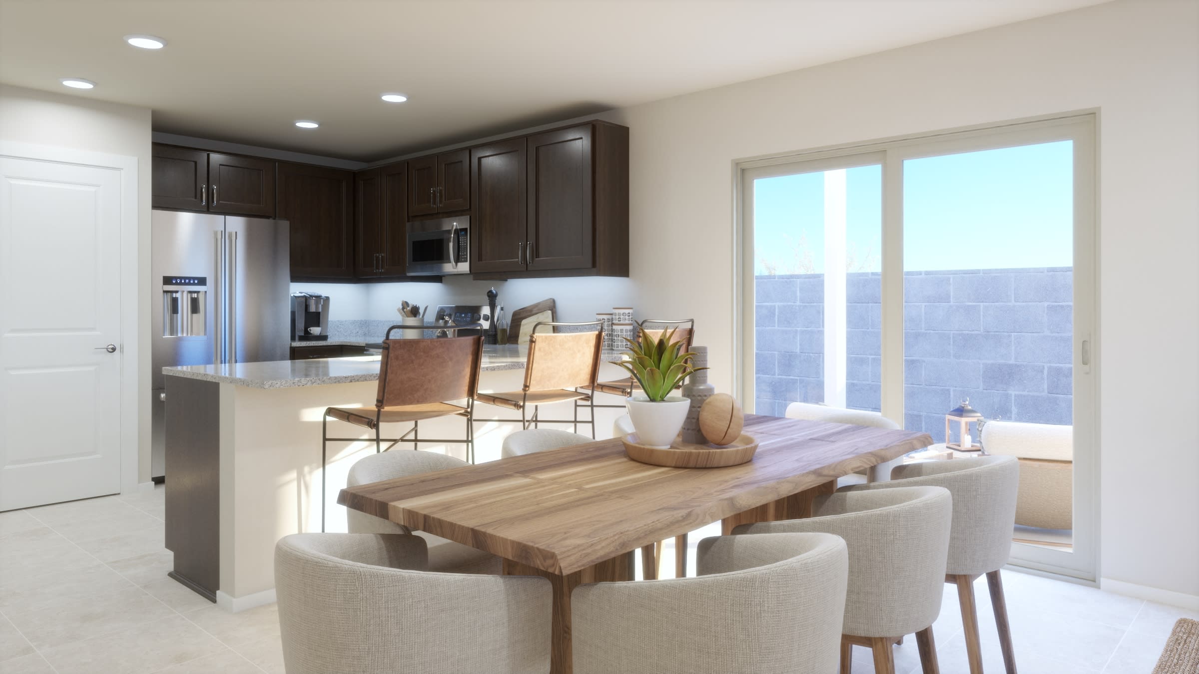 Dining Room Virtual Rendering | Apex Floorplan | Wildera – Crest Series | New Homes in San Tan Valley, AZ by Landsea Homes
