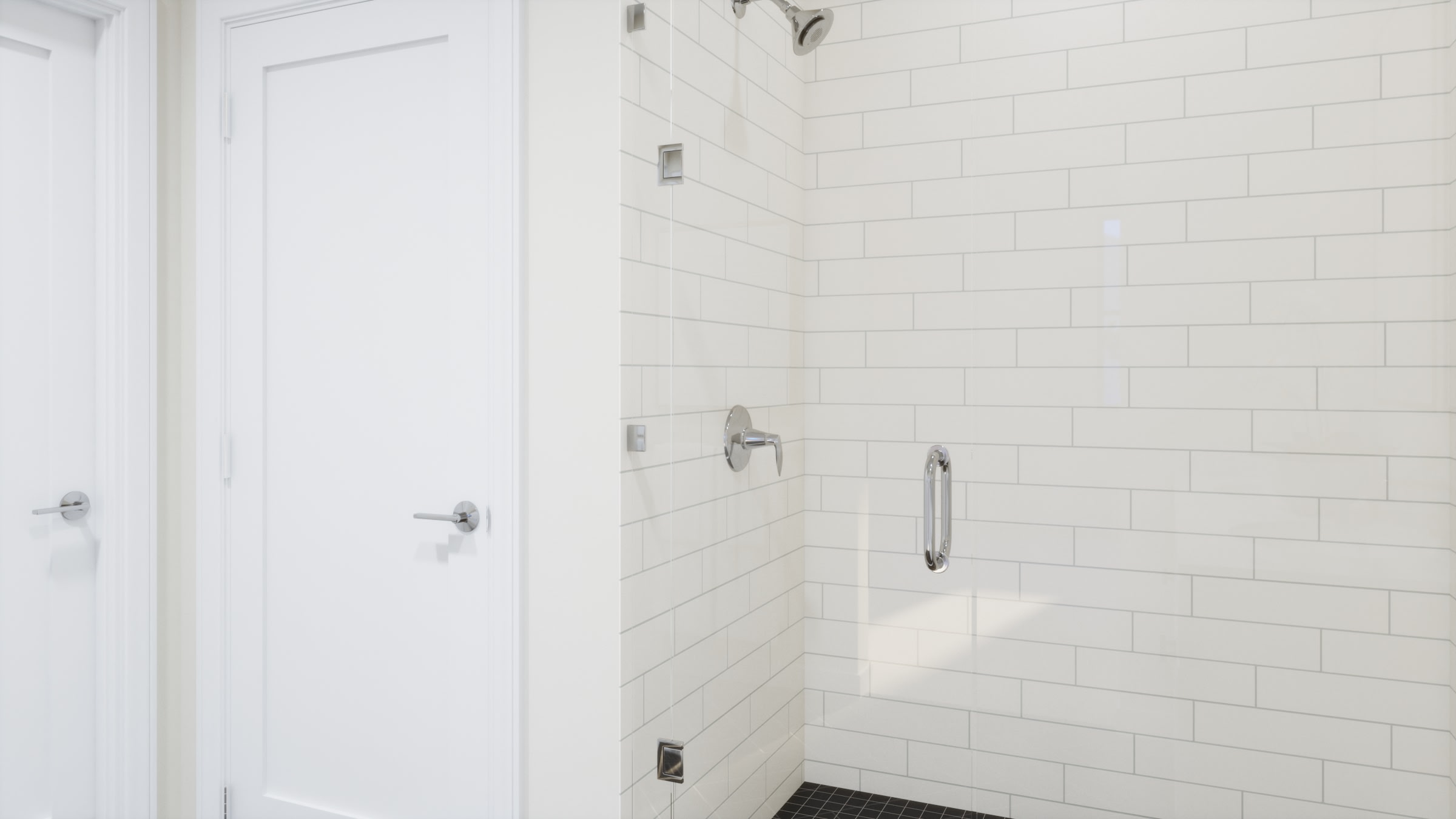 Primary Bathroom Room Virtual Rendering | Daybreak Floorplan | Elara at Moonlight | New Homes in Maricopa, AZ by Landsea Homes