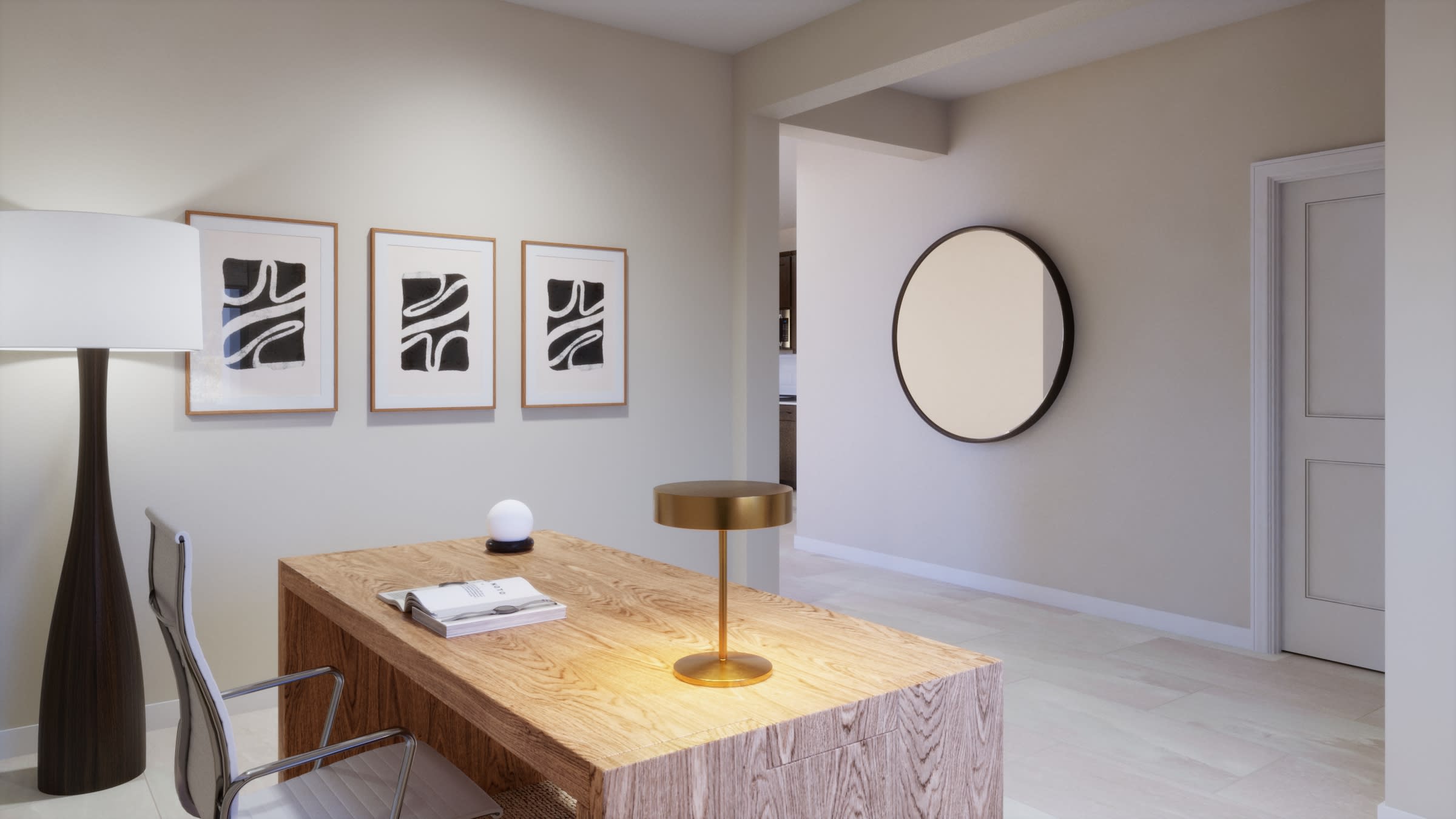 Study Virtual Rendering | Firelight Floorplan | Elara at Moonlight | New Homes in Maricopa, AZ by Landsea Homes