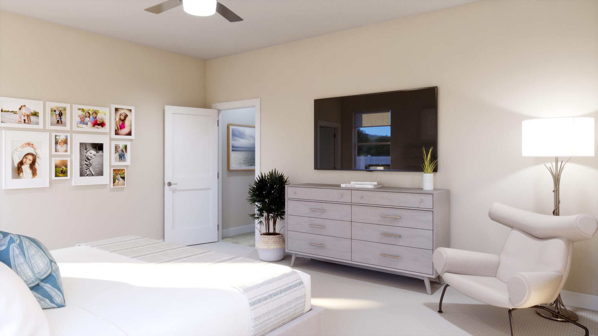 Primary Bedroom | Luna | Hodges Reserve | New Homes In Howey-in-the-Hills, FL by Landsea Homes