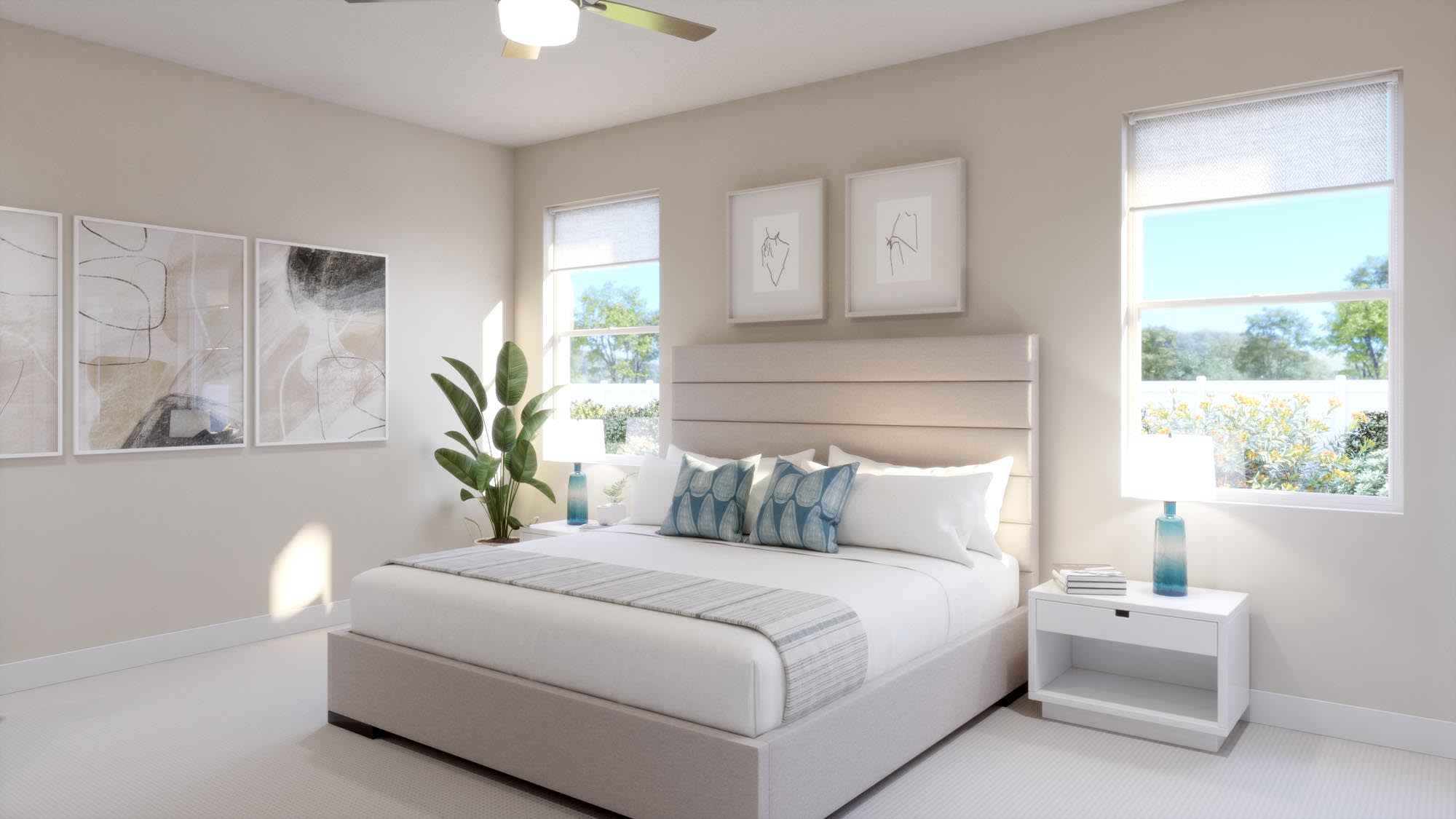 Primary Bedroom | Luna | Hodges Reserve | New Homes In Howey-in-the-Hills, FL by Landsea Homes