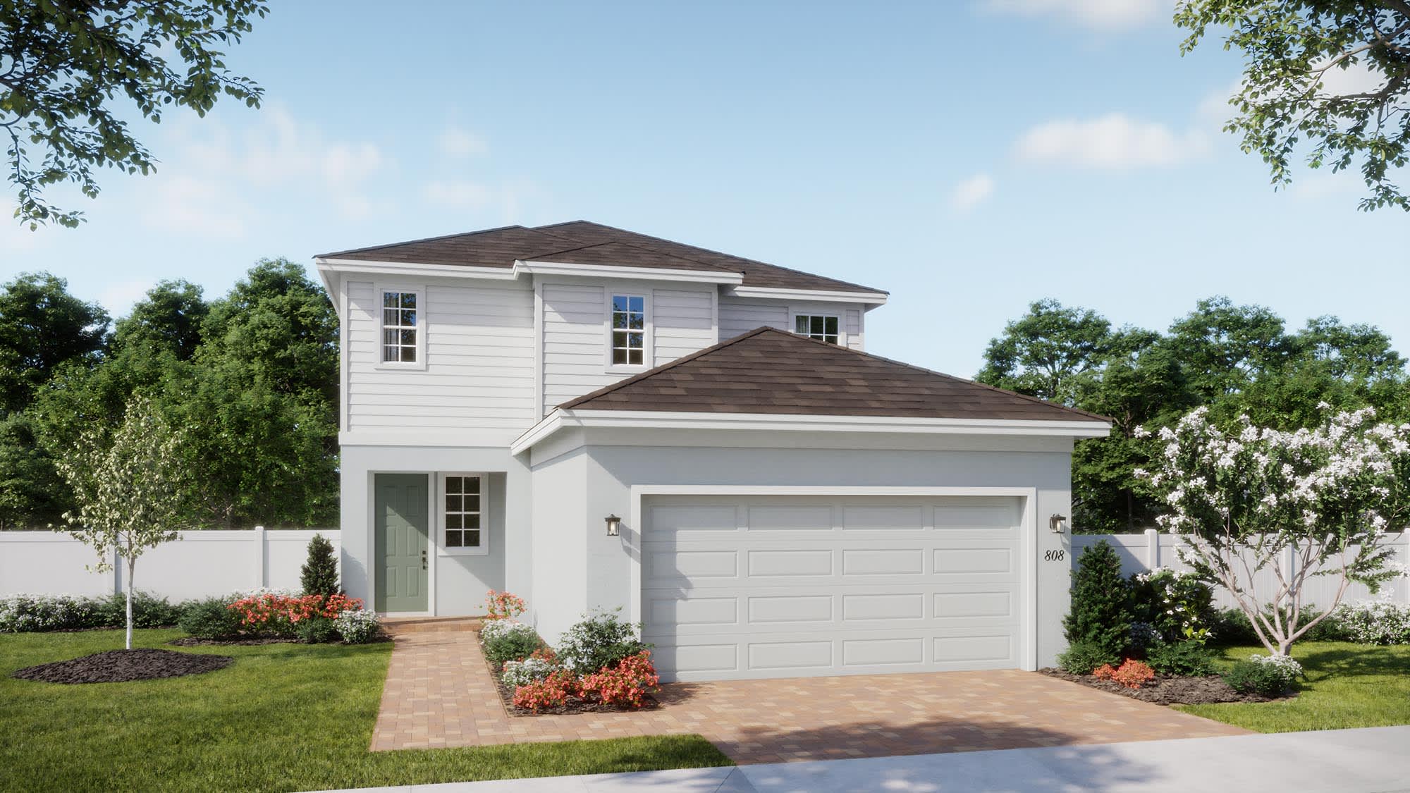 Traditional Elevation | Destin | Beresford Woods | New Homes in Deland, FL by Landsea Homes