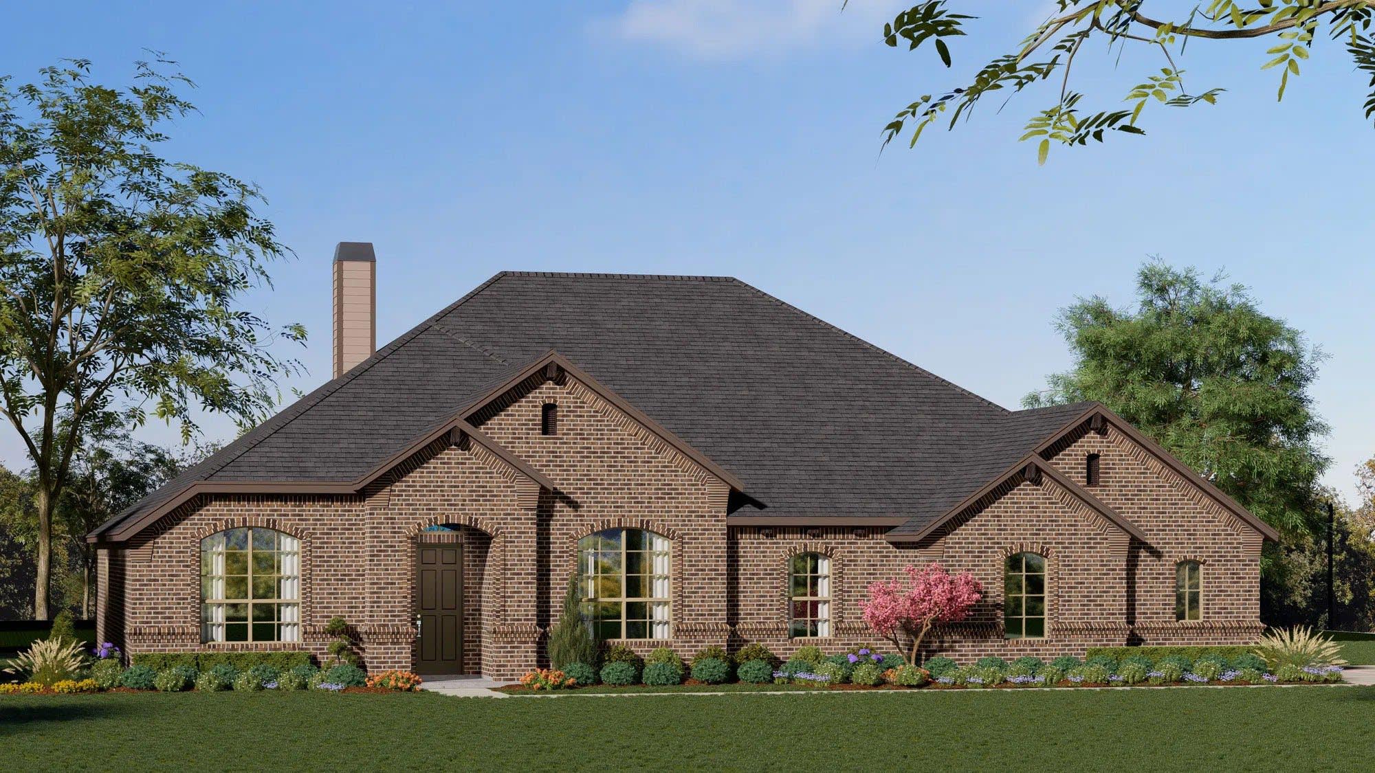 Elevation A | Concept 3141 at Paloma Ranch in New Fairview, TX by Landsea Homes