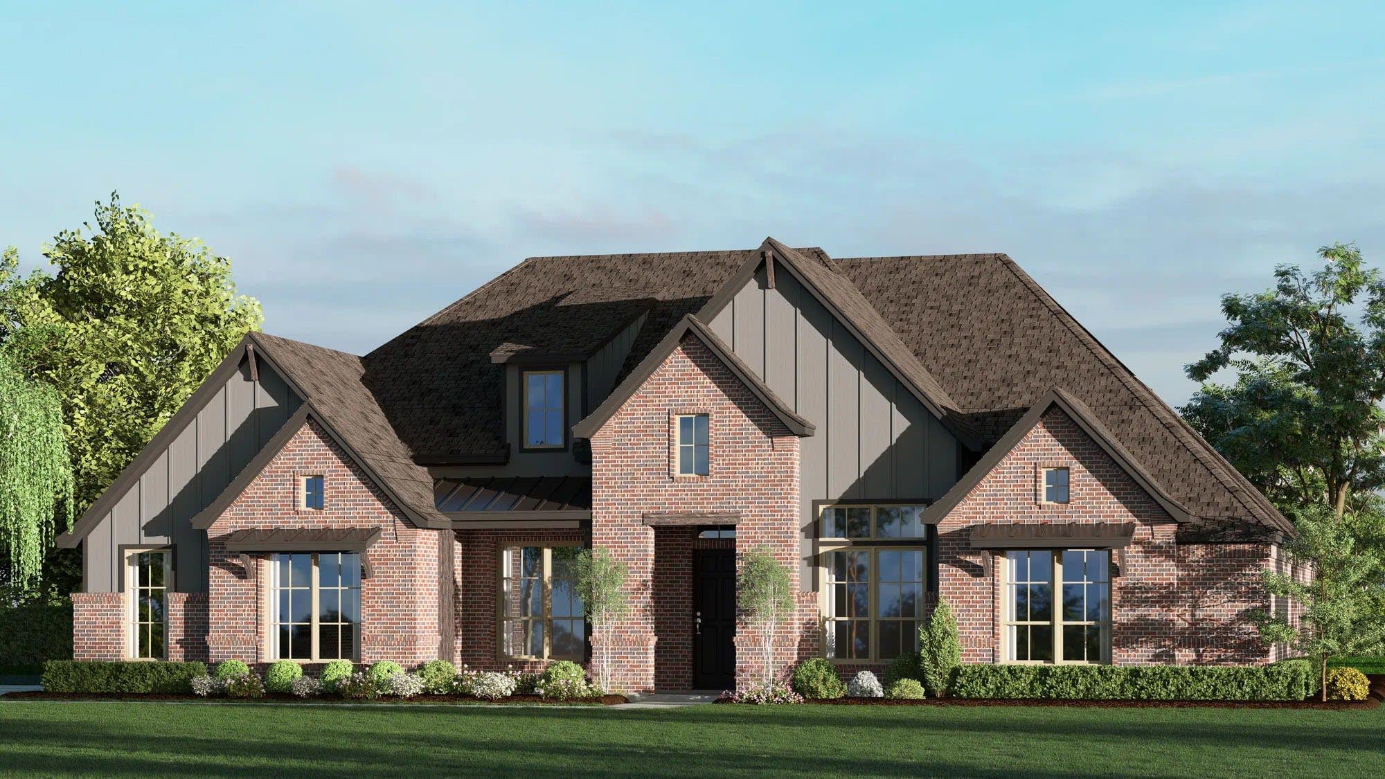 Elevation B | Concept 3441 at Paloma Ranch in New Fairview, TX by Landsea Homes