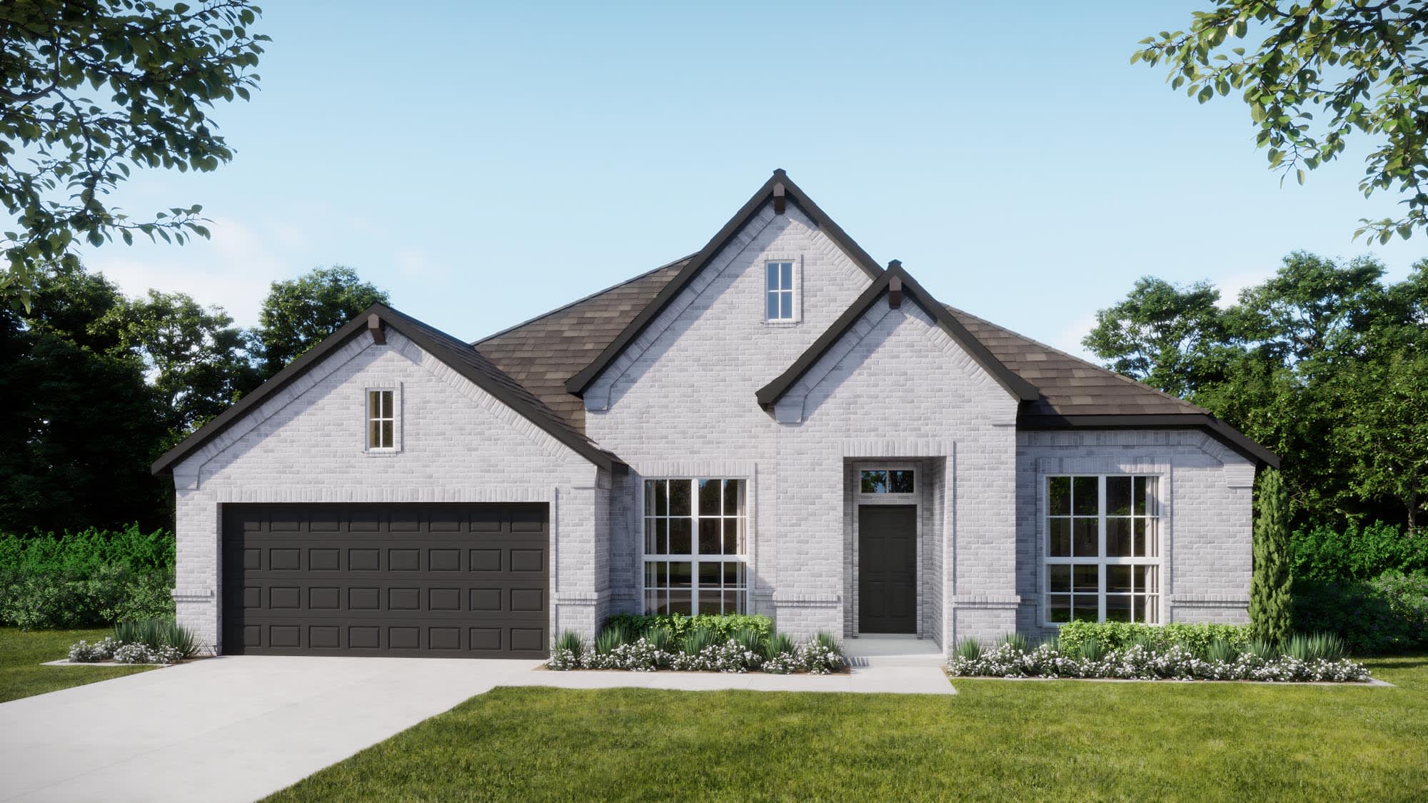 Elevation B | Concept 2464 at Myrtle Creek in Waxahachie, TX by Landsea Homes