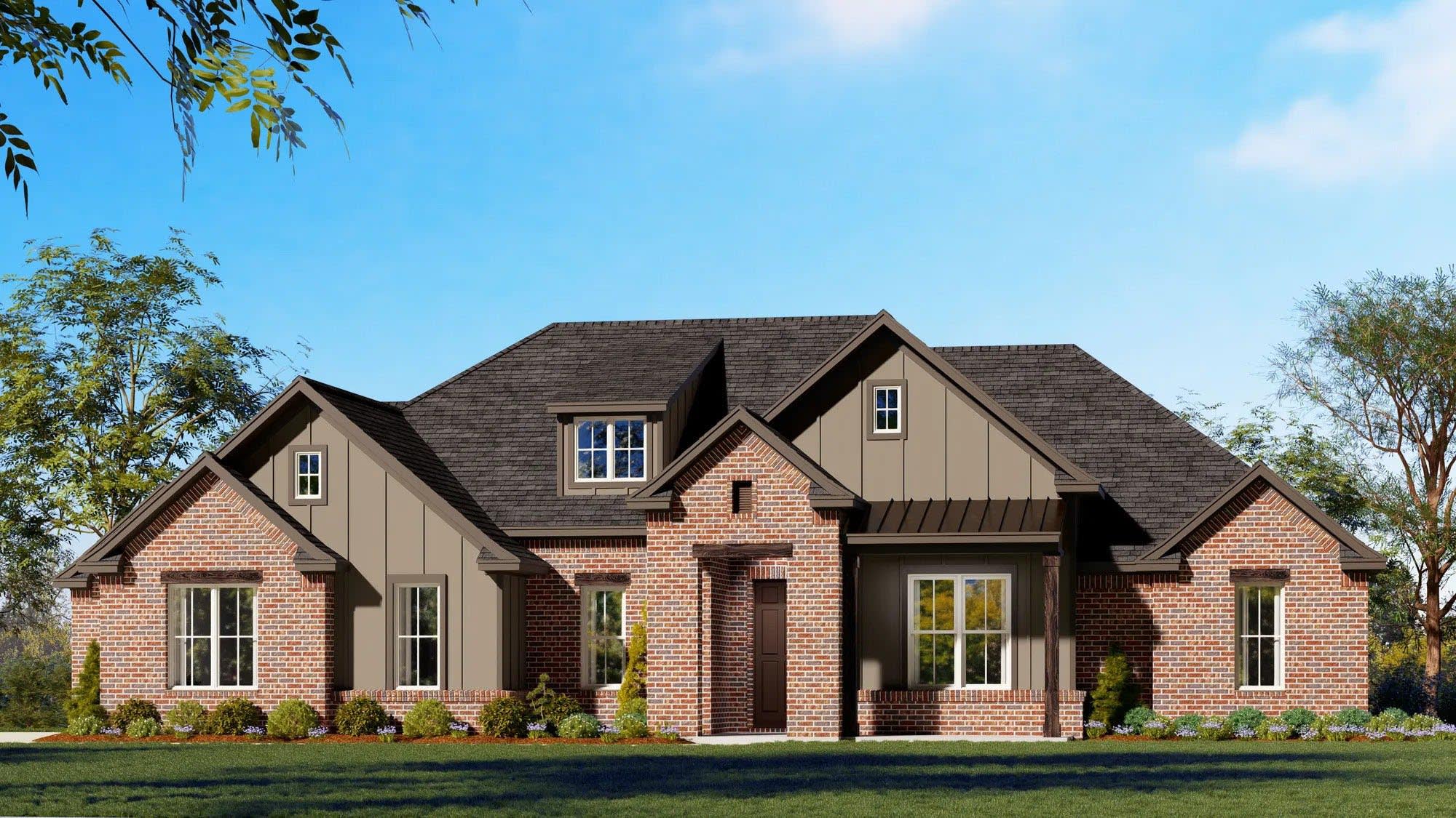 Elevation C | Concept 2623 at Paloma Ranch in New Fairview, TX by Landsea Homes
