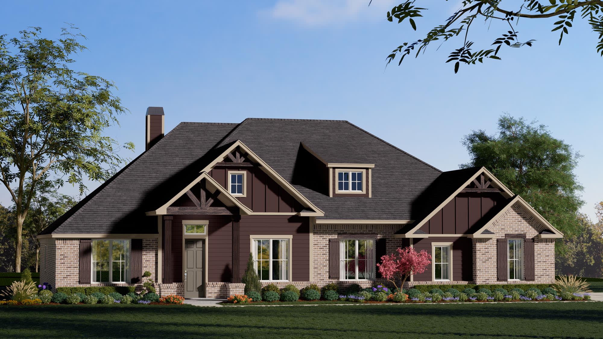 Elevation C | Concept 3141 at Paloma Ranch in New Fairview, TX by Landsea Homes
