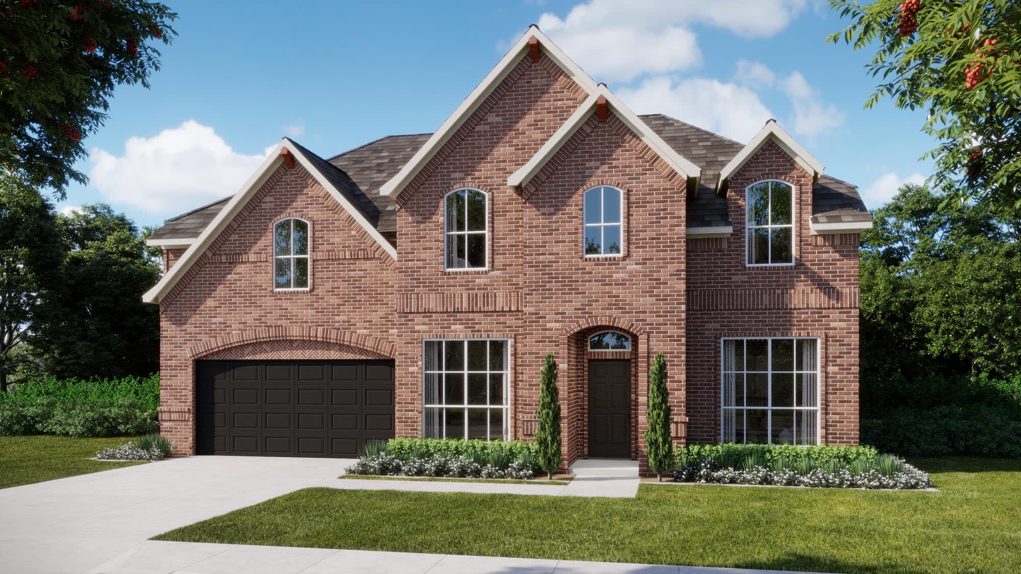 Elevation D | Concept 3135 at Myrtle Creek in Waxahachie, TX by Landsea Homes