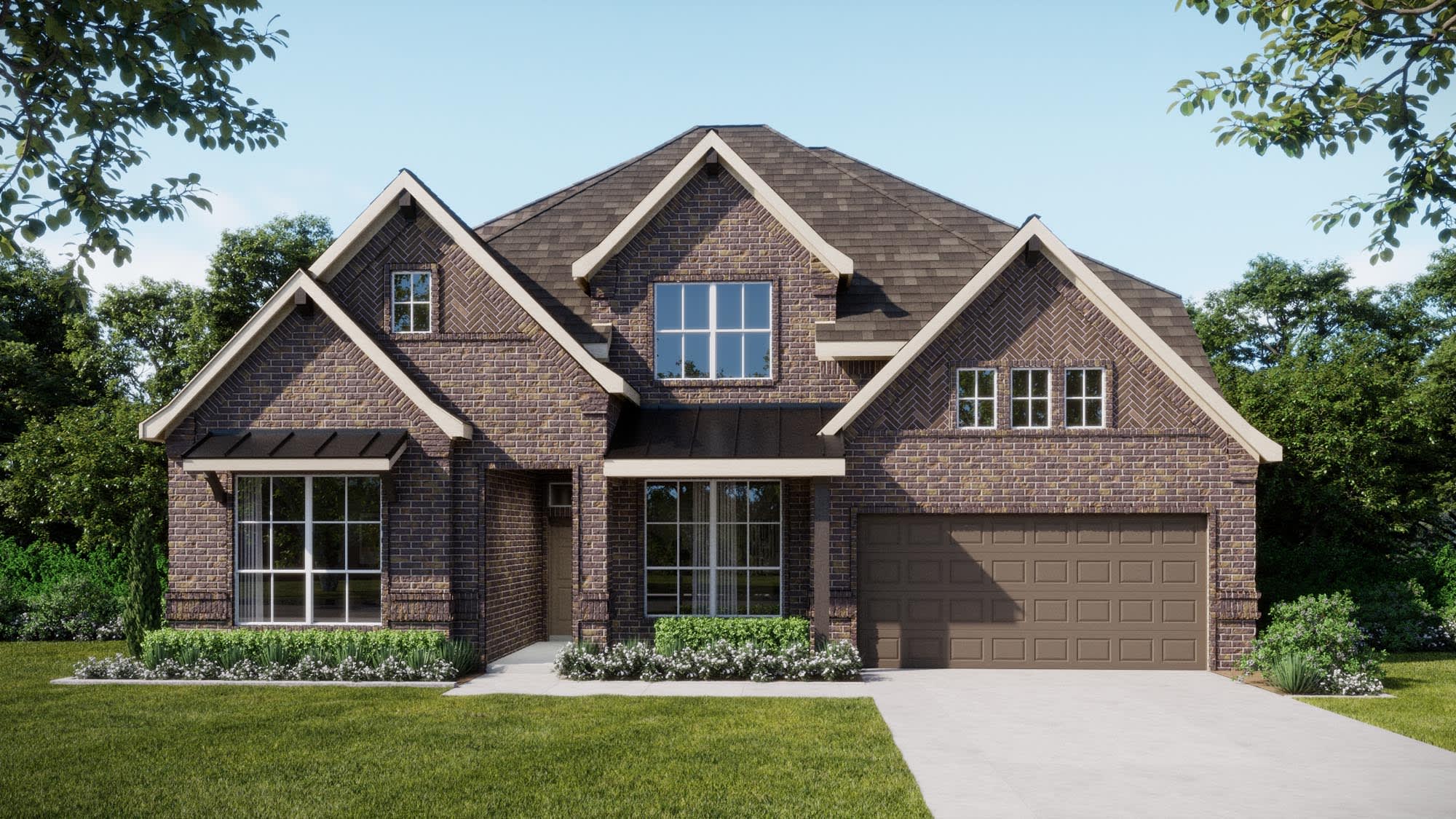 Elevation D | Concept 3473 at Myrtle Creek in Waxahachie, TX by Landsea Homes