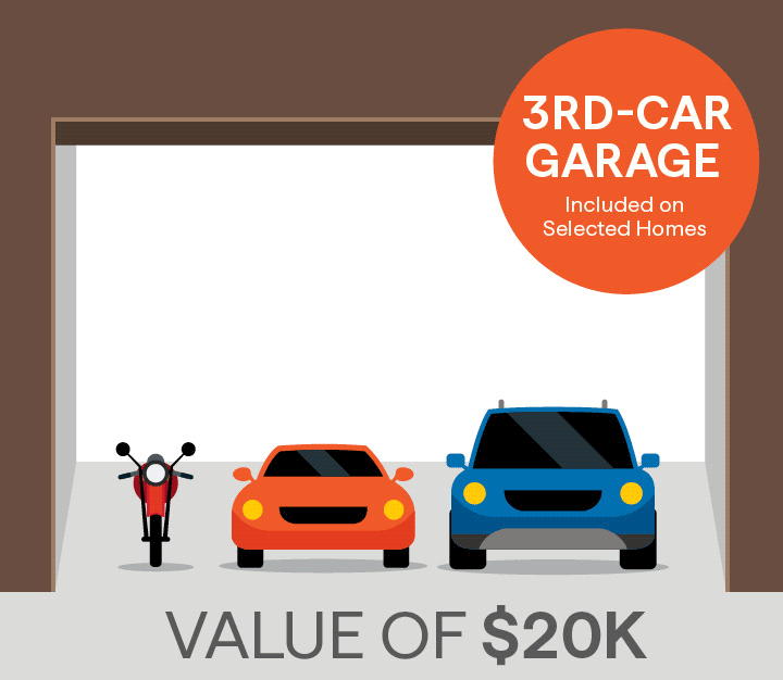 El Dorado – 3rd-Car Garage On Us – Value of $20K