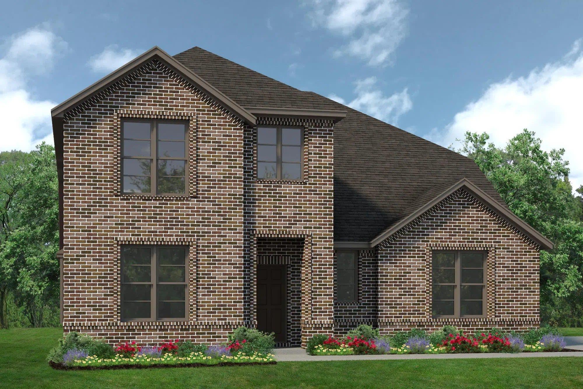Elevation A with Outswing | Concept 2870 at Waterford Park in Weatherford, TX by Landsea Homes