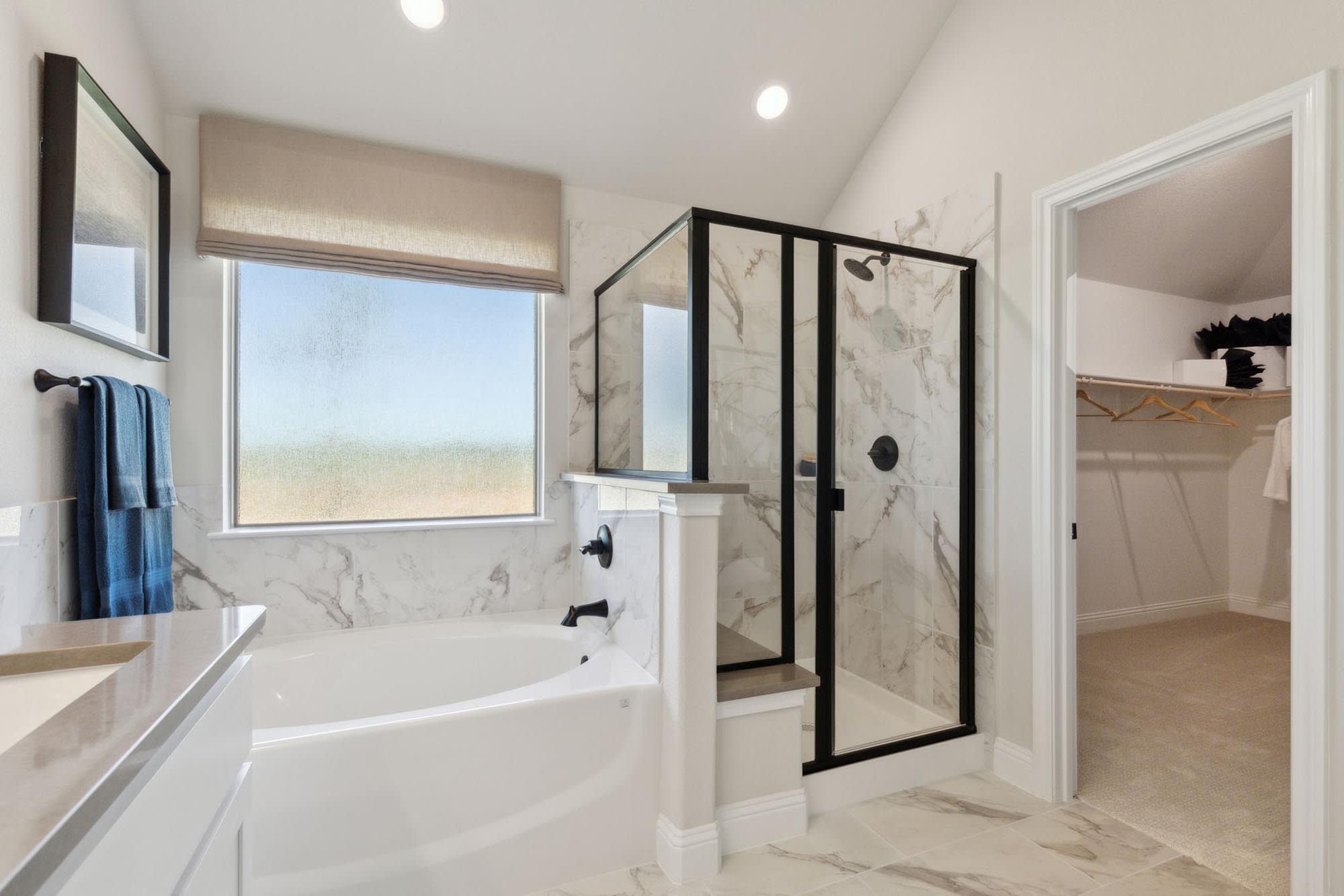 Primary Bathroom | Concept 1937 at Waterford Park in Weatherford, TX by Landsea Homes