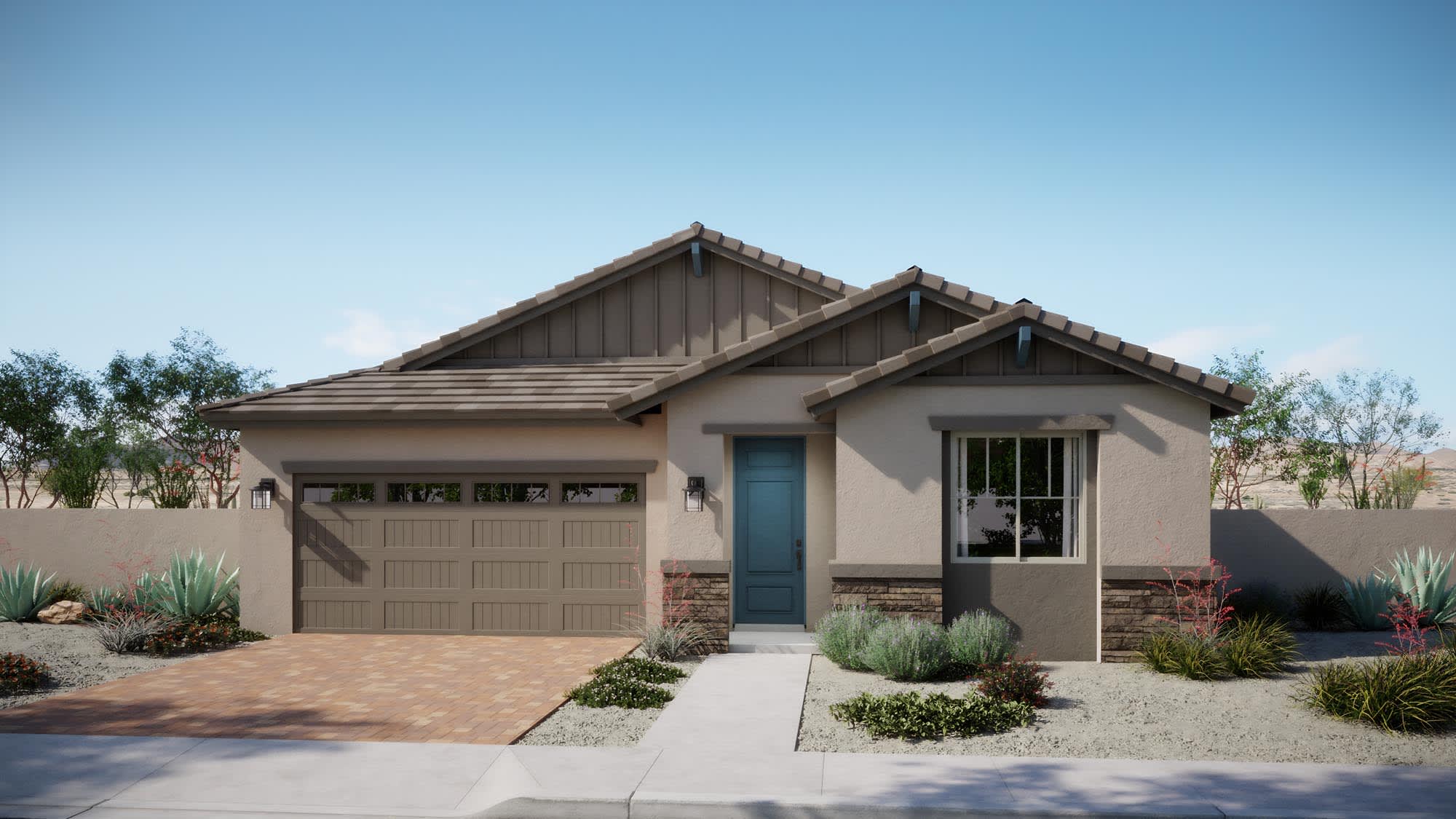Craftsman Elevation | Parker | Trovita at Citrus Park New Homes in Goodyear, AZ by Landsea Homes