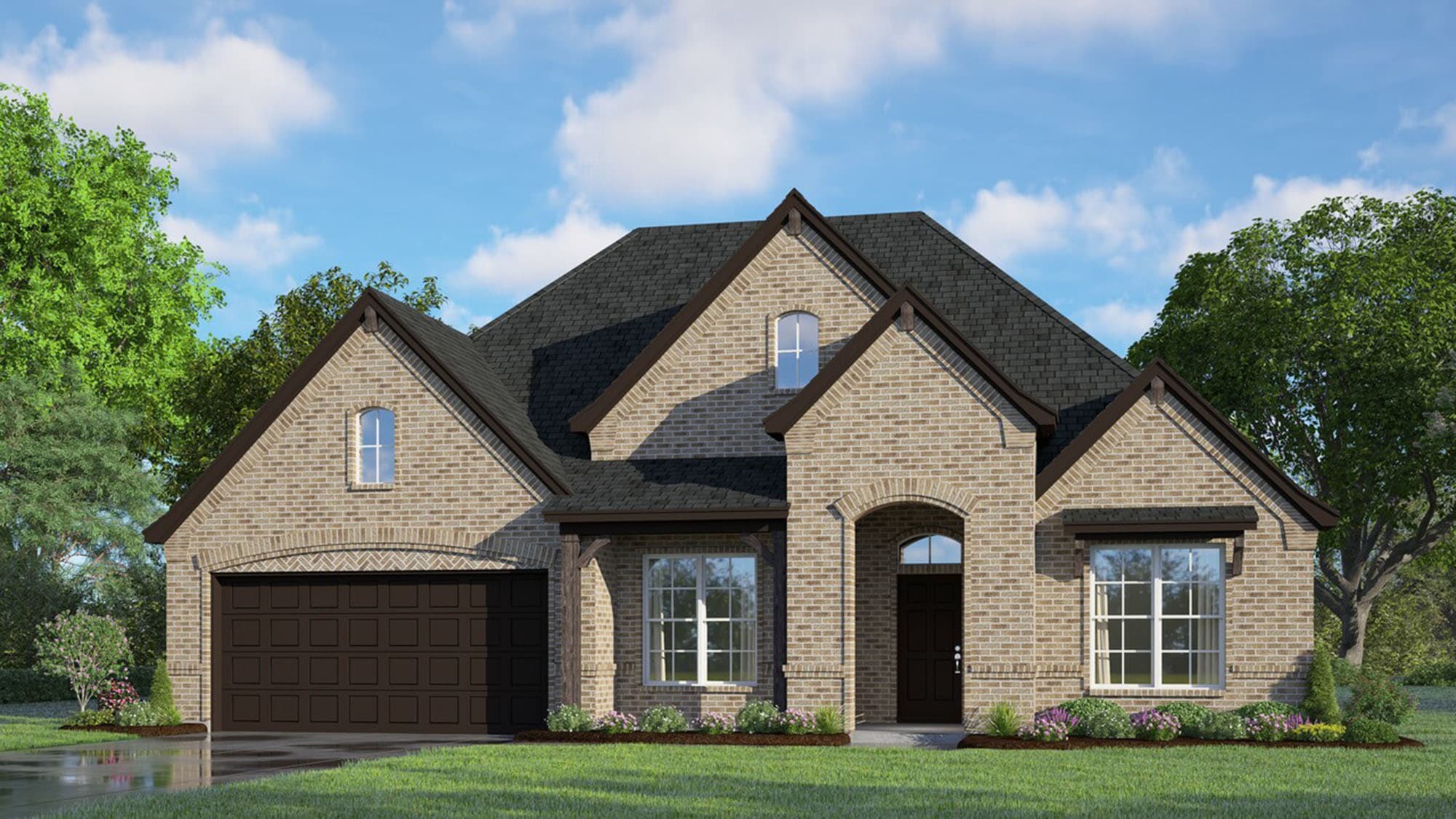 Elevation D | Concept 2464 at Waterford Park in Weatherford, TX by Landsea Homes