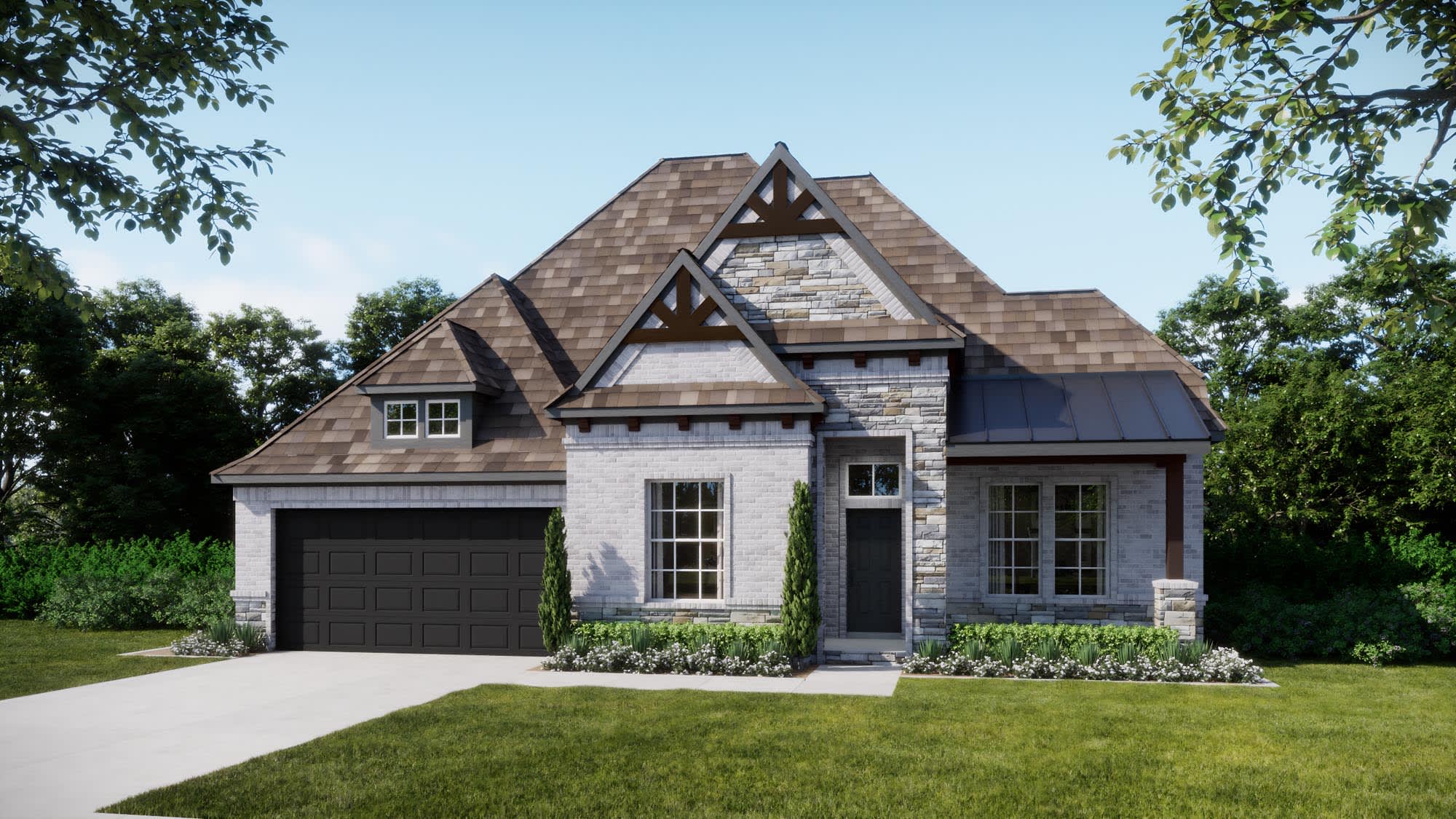 Elevation E | Concept 2622 at Waterford Park in Weatherford, TX by Landsea Homes