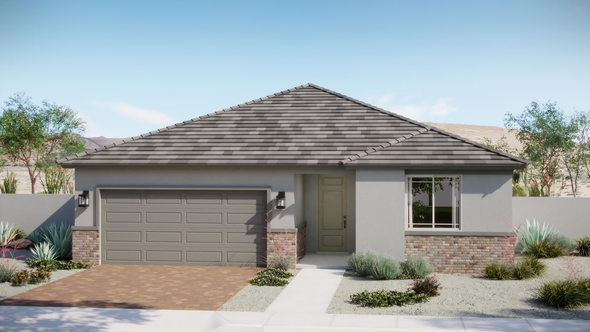 Prairie Elevation | Falcon | Trovita at Citrus Park New Homes in Goodyear, AZ by Landsea Homes