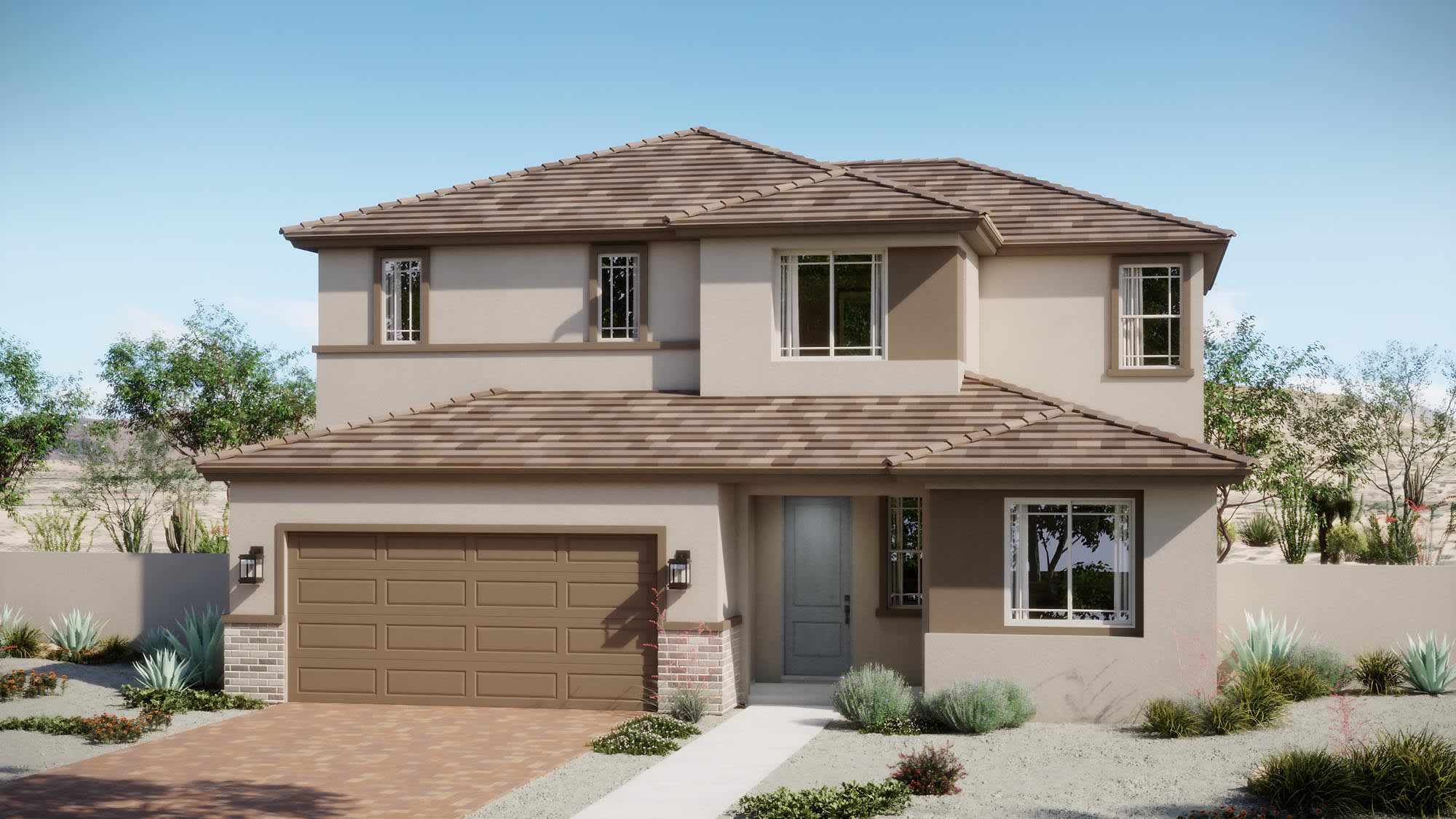 Prairie Elevation | Monument | Trovita at Citrus Park New Homes in Goodyear, AZ by Landsea Homes