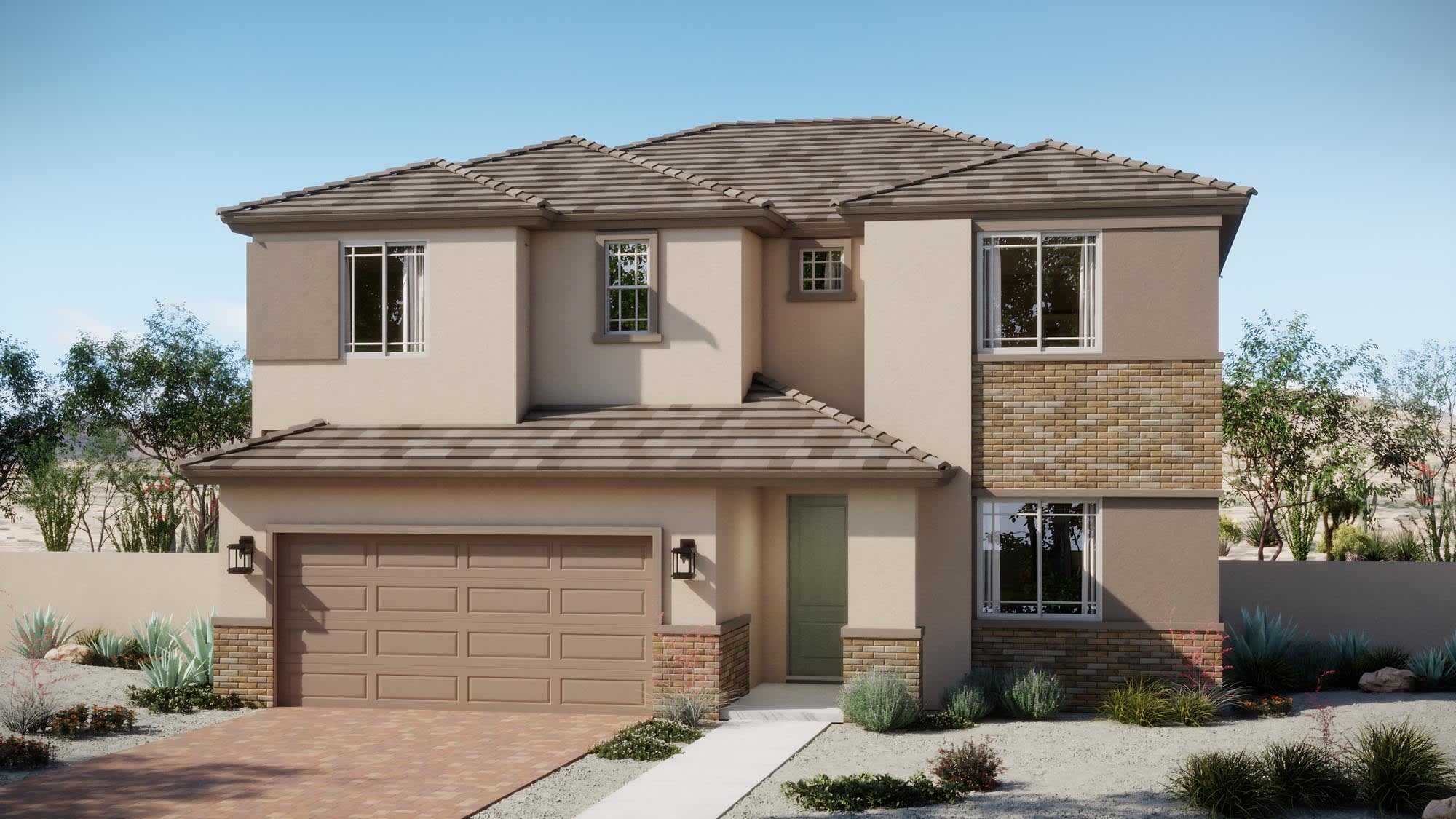 Prairie Elevation | Prescott | Trovita at Citrus Park New Homes in Goodyear, AZ by Landsea Homes