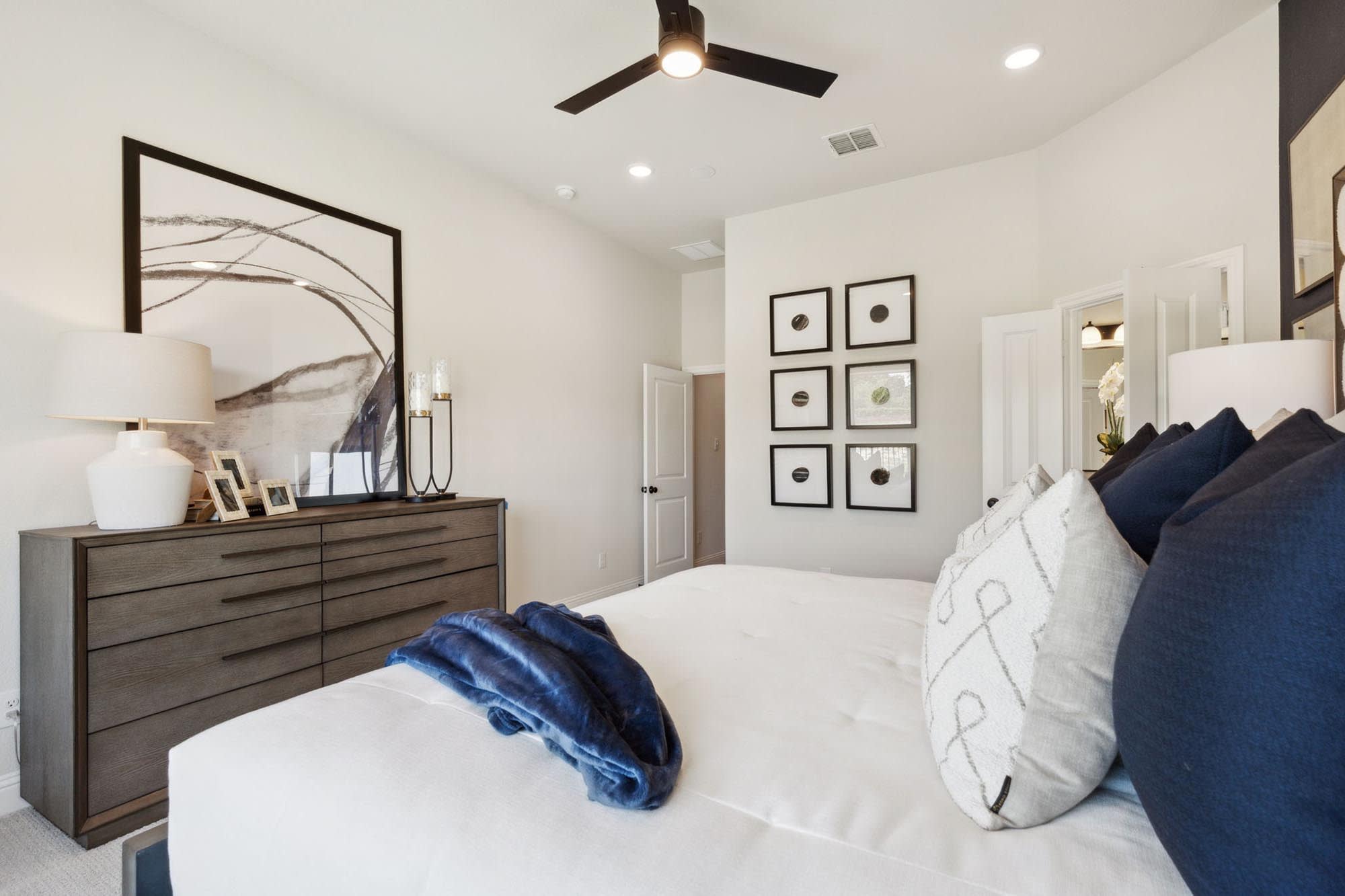 Primary Bedroom | Concept 1937 at Silo Mills in Joshua, TX by Landsea Homes