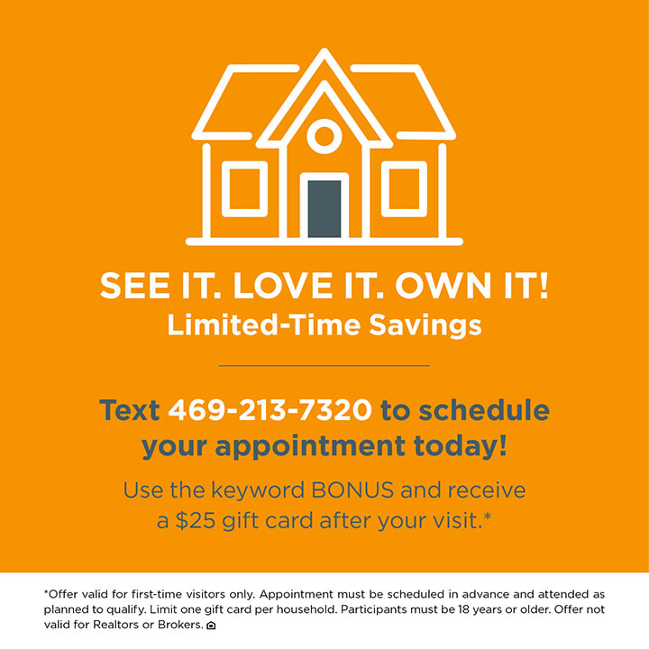 See It. Love It. Own It! Limited-Time Savings Event